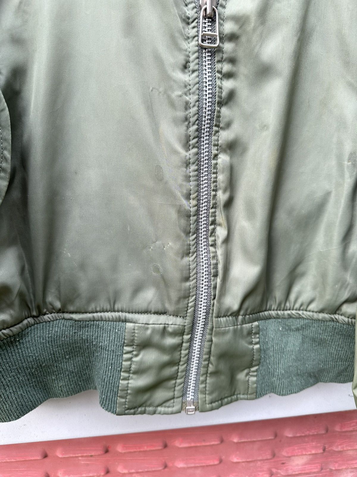 Vintage 🪖Vintage MA-1 Man Intermediate Bomber Jacket Size US M / EU 48-50 / 2 - 6 Thumbnail