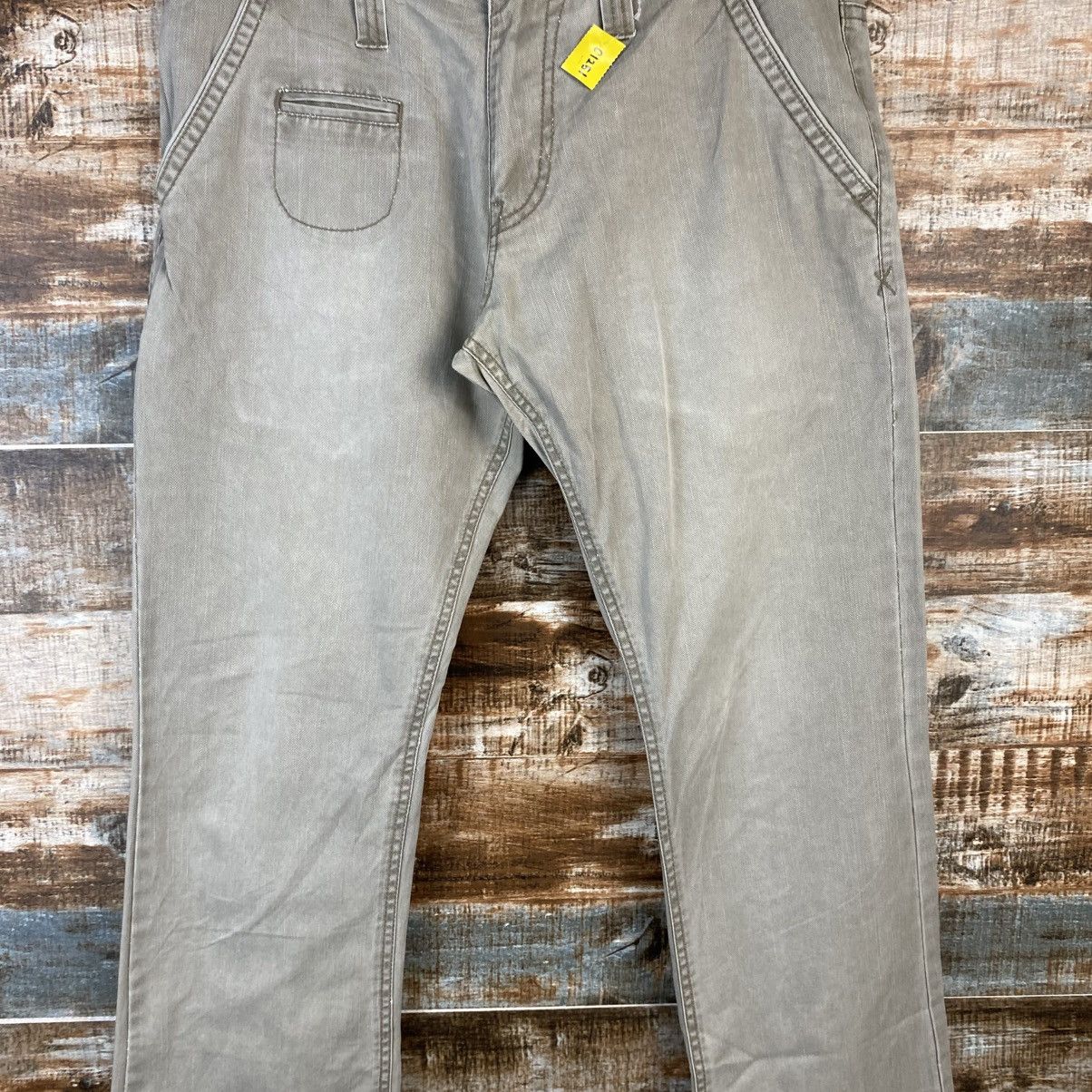 Japanese Brand DL Kiss Mart Beige Casual Pants #C1251 Size US 33 - 5 Thumbnail
