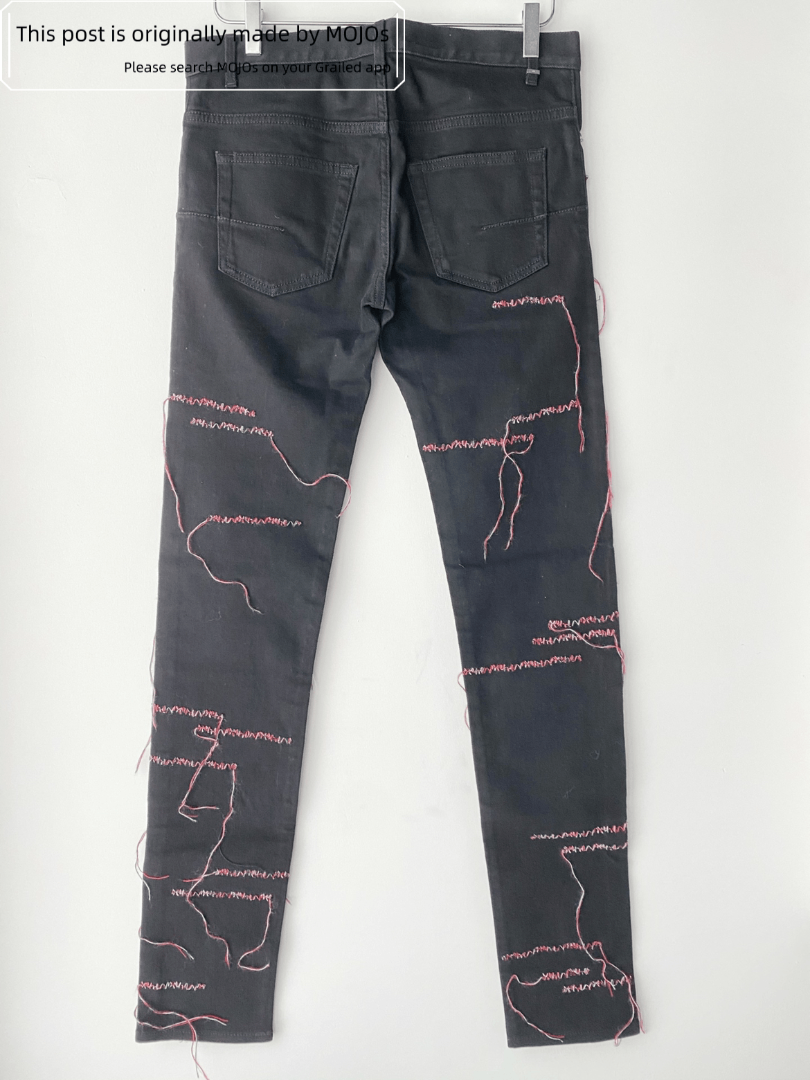 Dior Dior Homme 16AW Kris Van Assche Distressed Stitches Denim Size US 30 / EU 46 - 3 Thumbnail