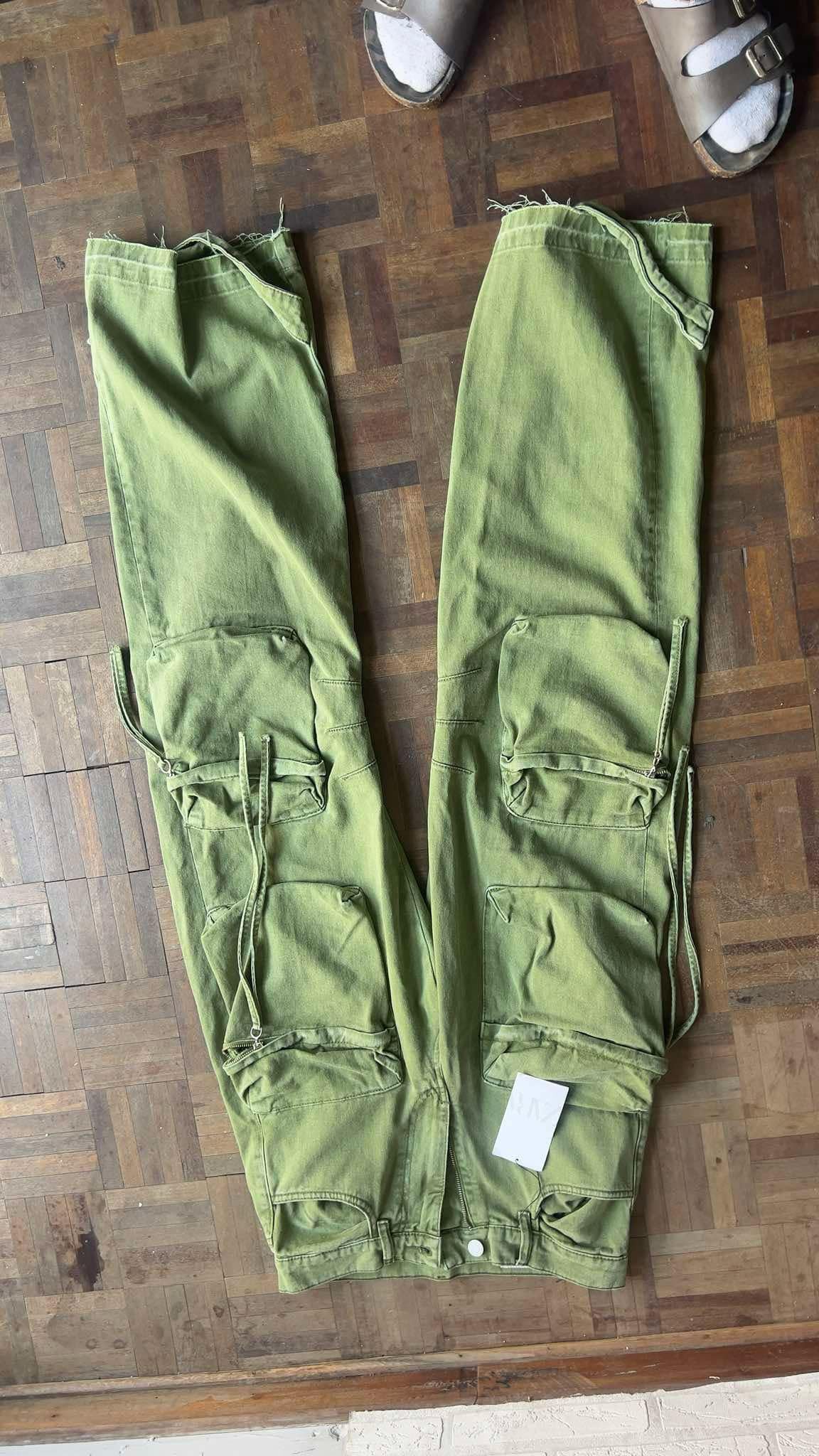 Zara Zara Cargo trousers size man 30 green color Size US 30 / EU 46 - 6 Thumbnail