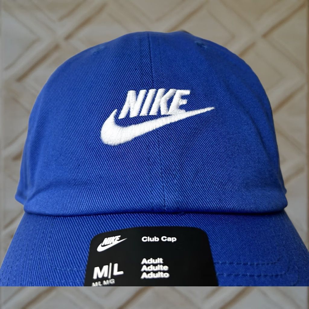 Nike Nike Club Cap Unstructured Dad Hat Adult M/L Blue Mens Womens Size ONE SIZE - 1 Thumbnail