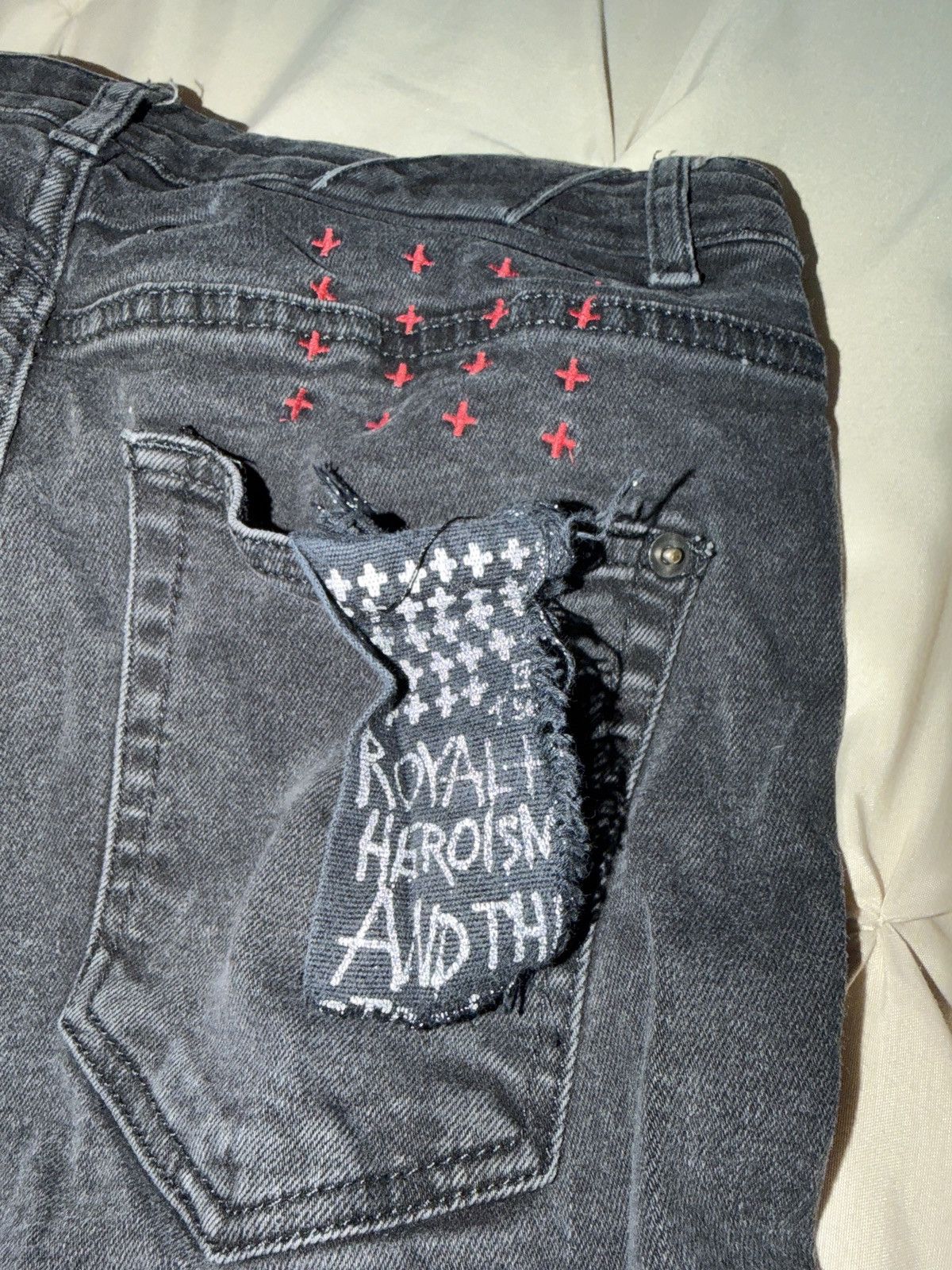 KSUBI BLACK DENIM JEANS SIZE 30