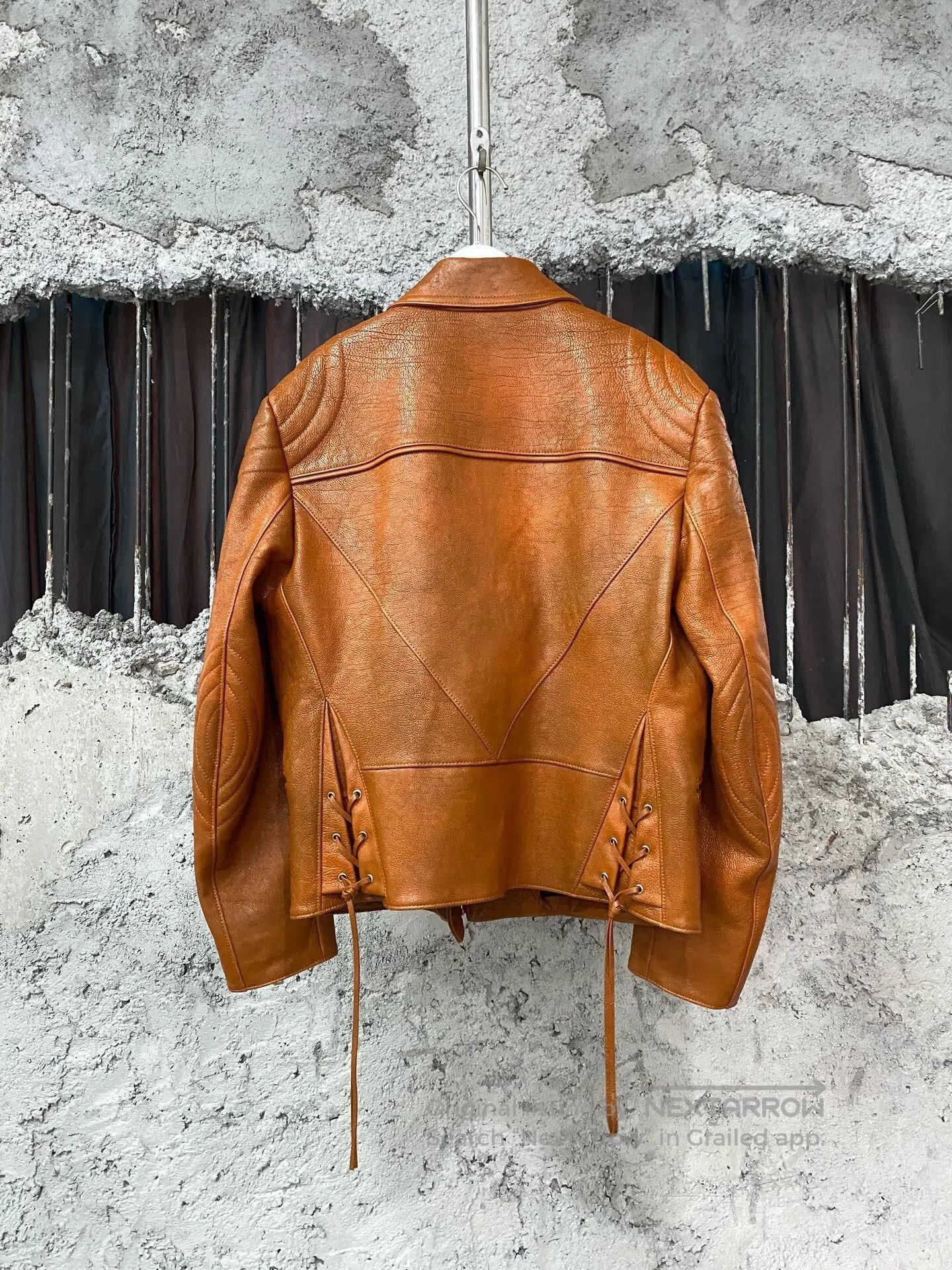 Prada prada leather motorcycle jacket in new condition. Size S / US 4 / IT 40 - 2 Thumbnail