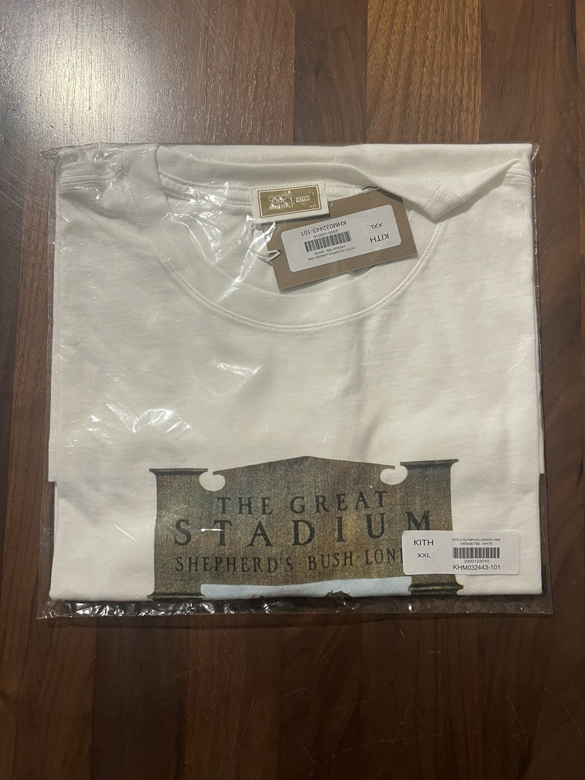 Kith Kith for Olympics Heritage London 1908 Vintage Tee White XXL Size US XXL / EU 58 / 5 - 5 Thumbnail