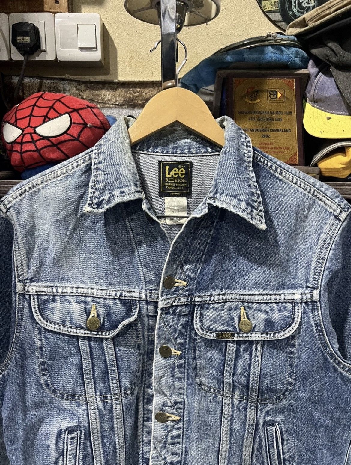 Lee 🔥Vintage Lee Riders x Edwin Denim Trucker Size US S / EU 44-46 / 1 - 4 Thumbnail