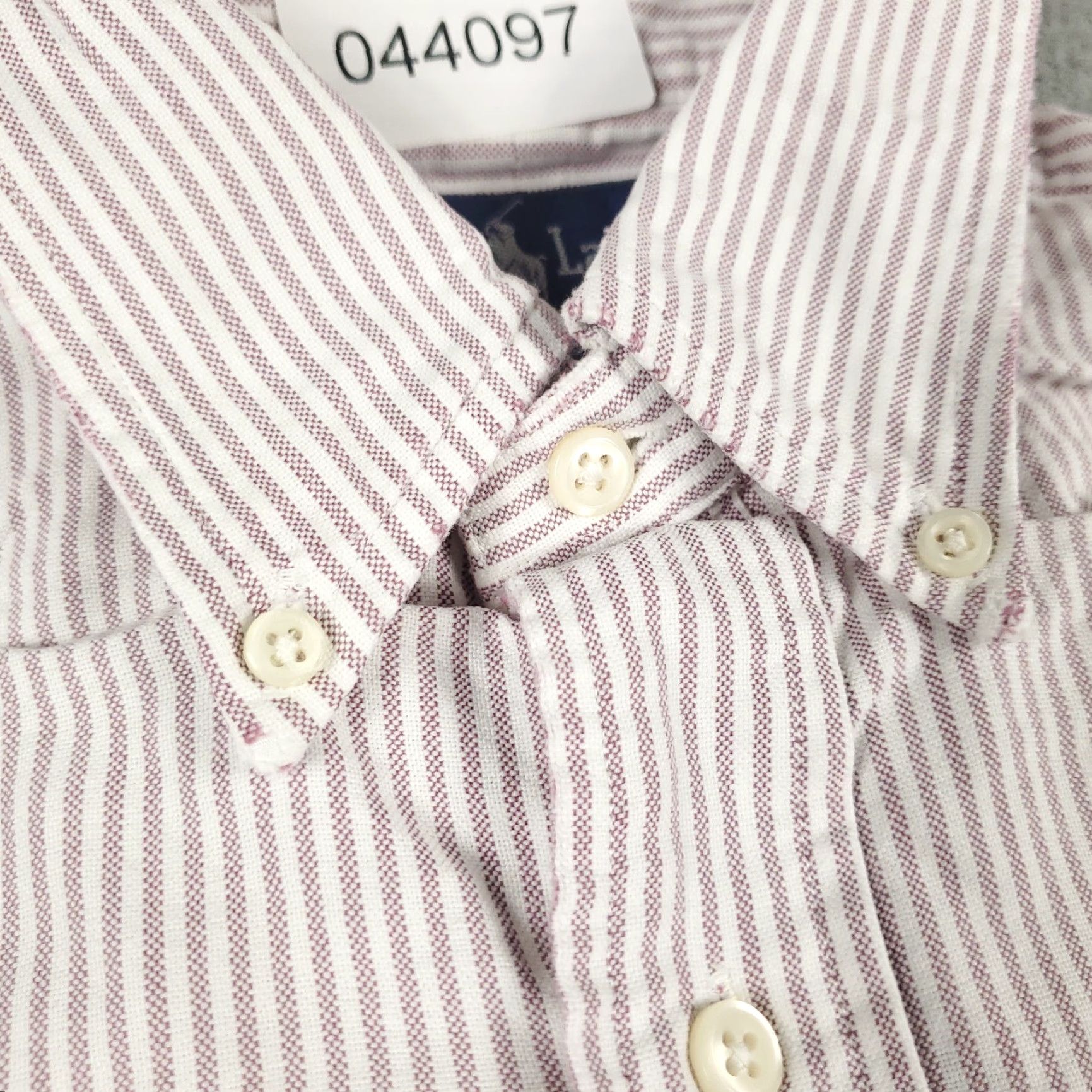 Ralph Lauren Ralph Lauren Shirt Mens 16.5 Purple Striped Dress Shirt Long Sleeve Button Up Collared Cotton Size 42R - 5 Thumbnail