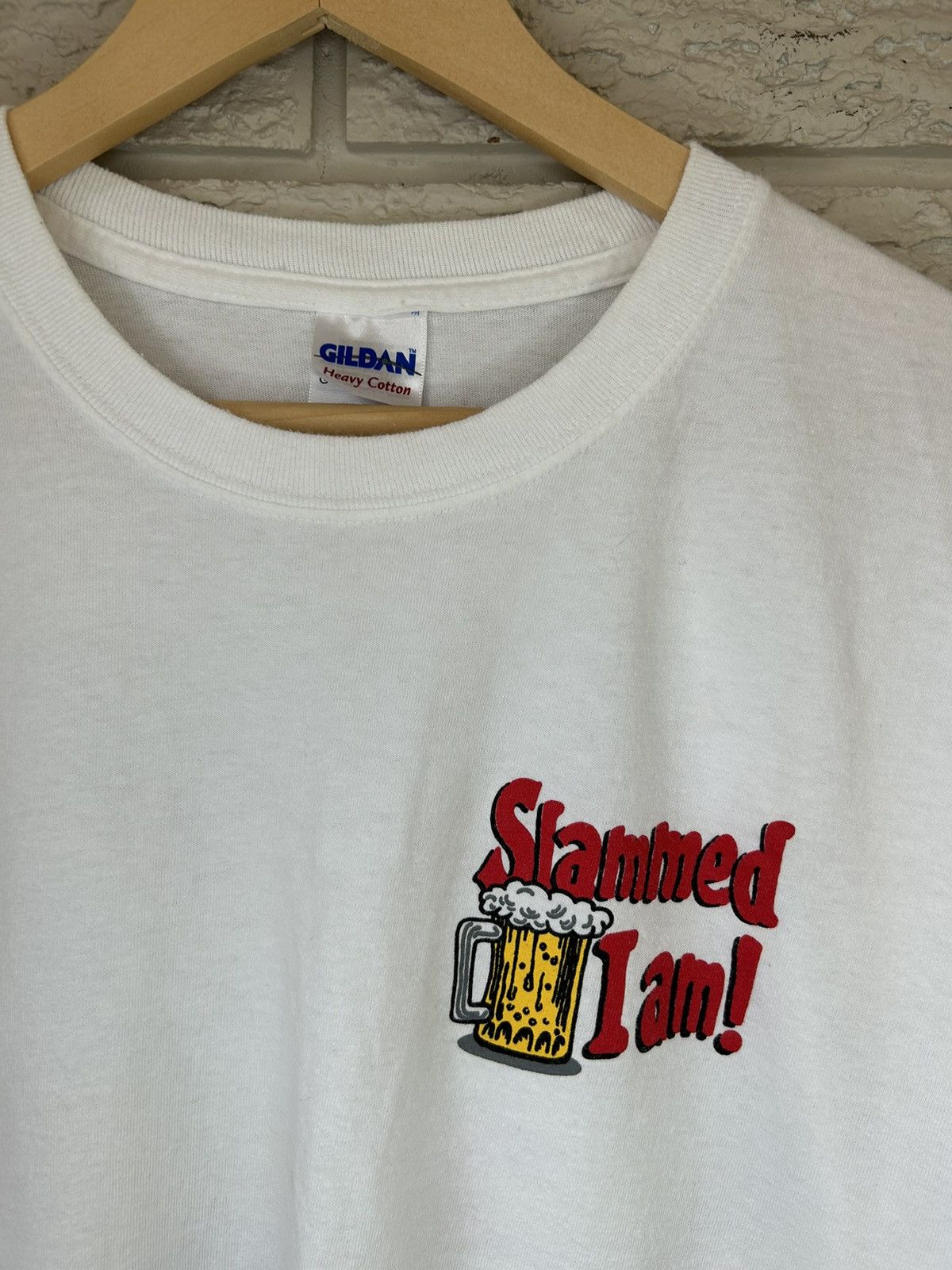Vintage Vintage Dr Seuss Beer Parody Slammed I Am T Shirt Size US L / EU 52-54 / 3 - 4 Thumbnail