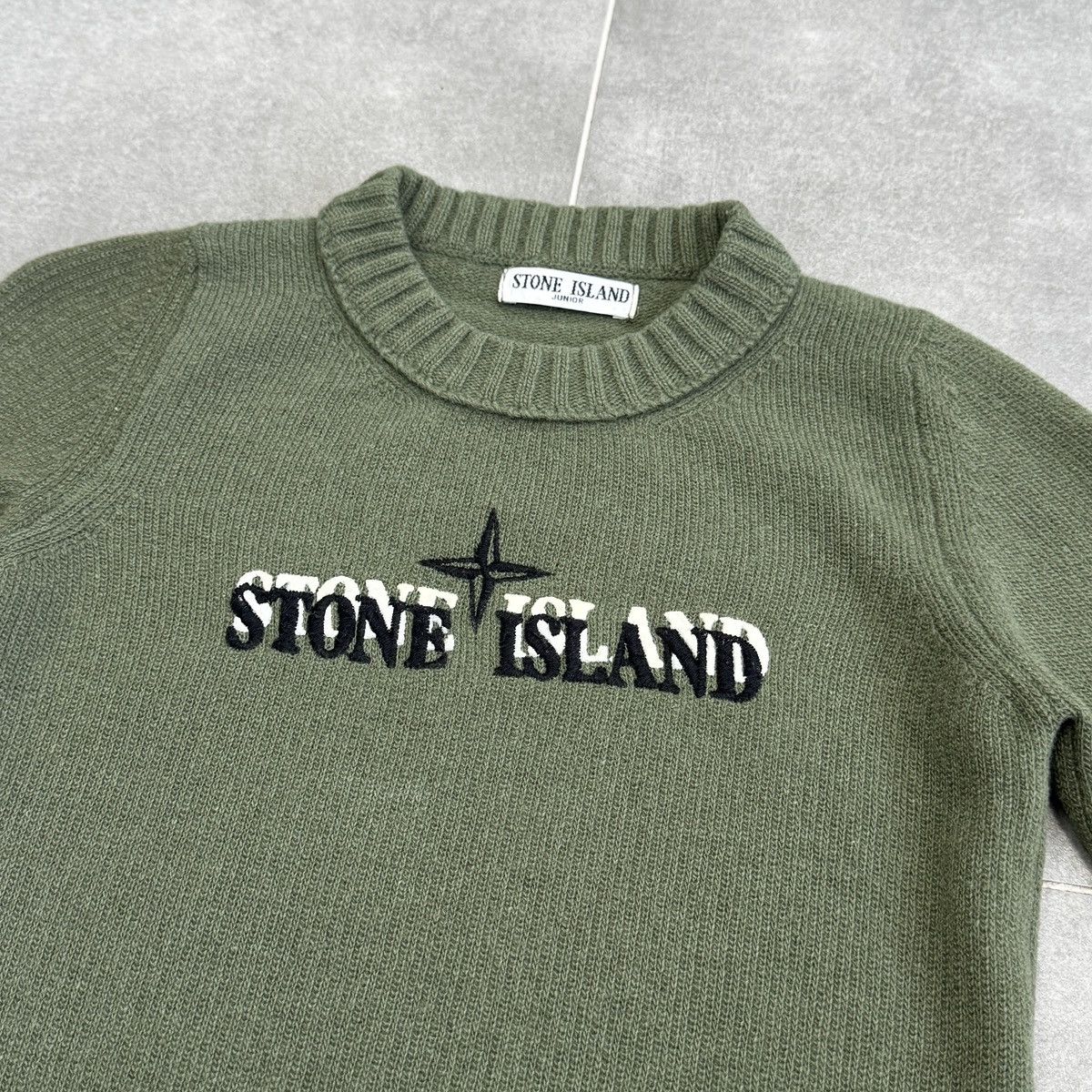 Stone Island Stone Island Junior Knit Wool Sweater Size 4/104 Size US XXS / EU 40 - 5 Thumbnail