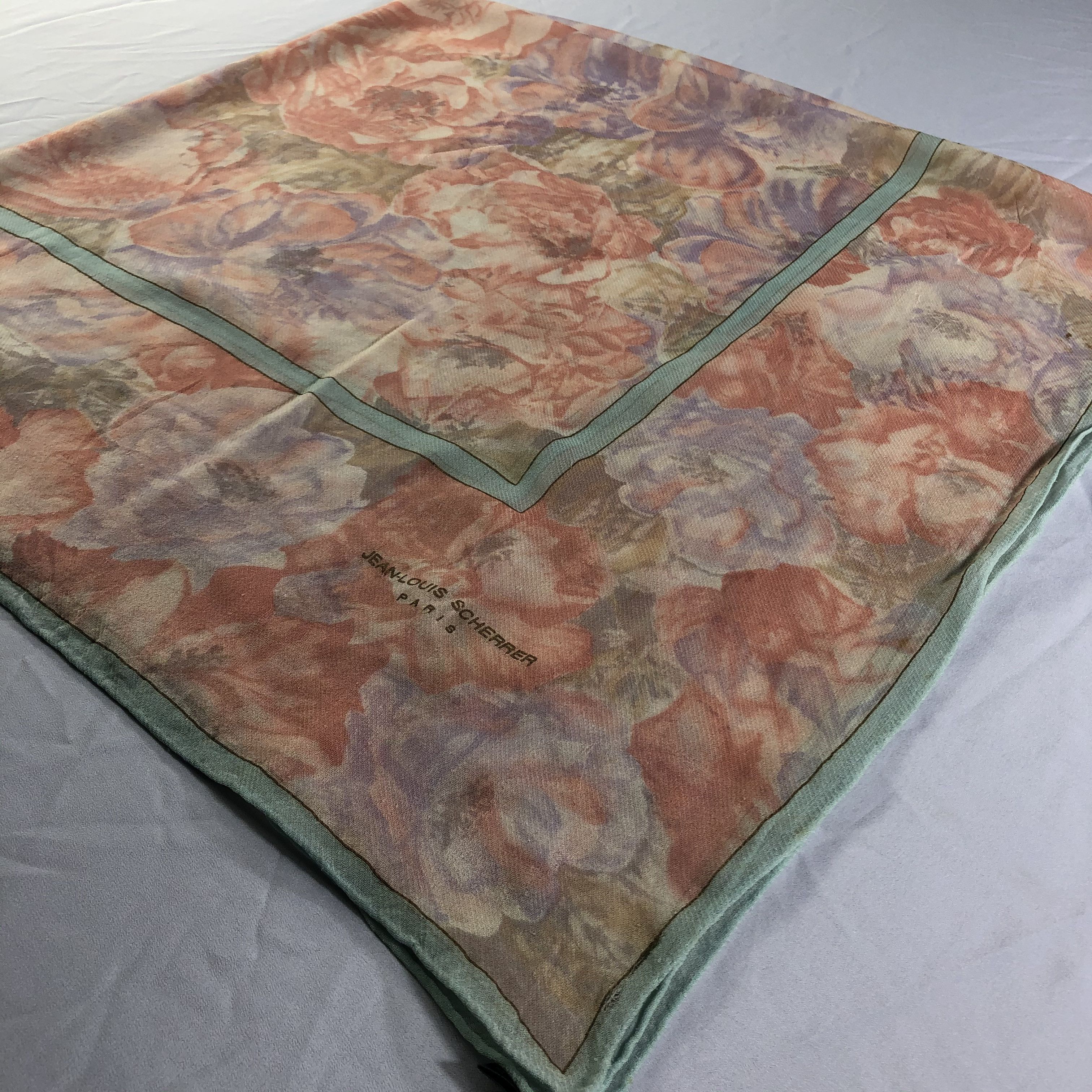 Jean-Louis Scherrer × Vintage Vintage Jean Louis Scherrer Silk Scarf Size ONE SIZE - 3 Thumbnail