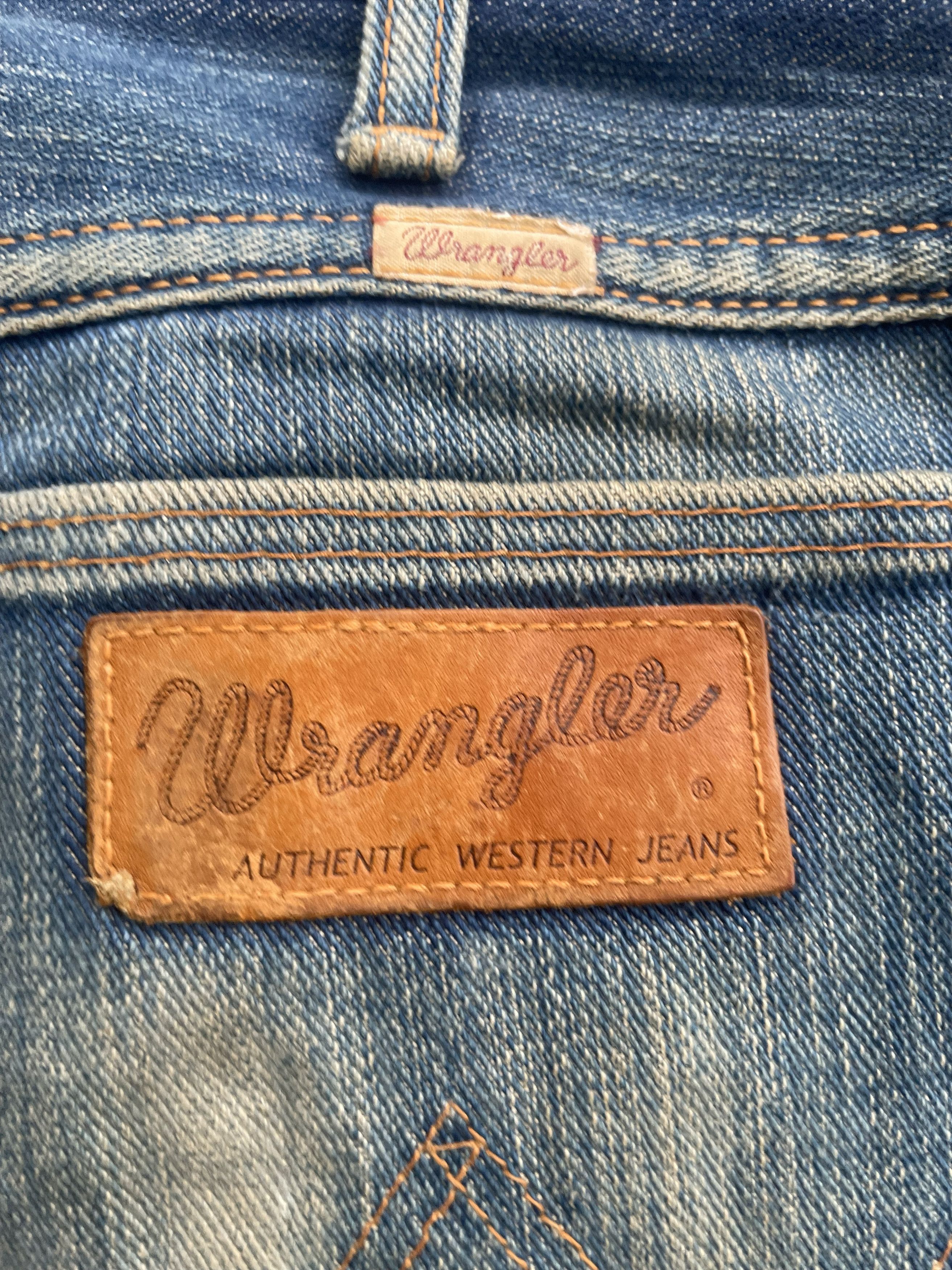 Wrangler Vintage Wrangler Flare Western Denim Size US 35 - 13 Thumbnail