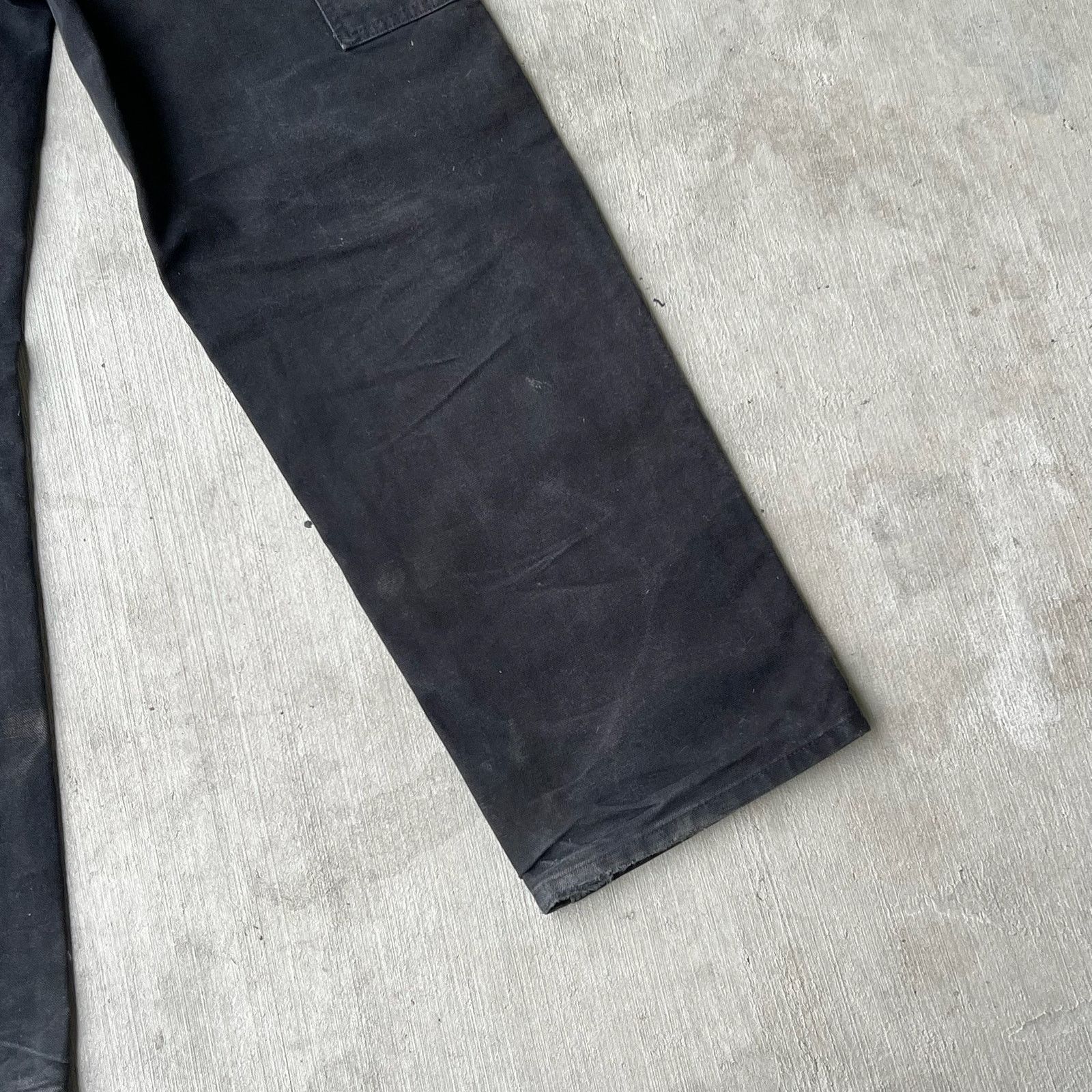Carhartt × Vintage Carhartt faded black double knee work wear carpenter pants Size US 33 - 11 Thumbnail