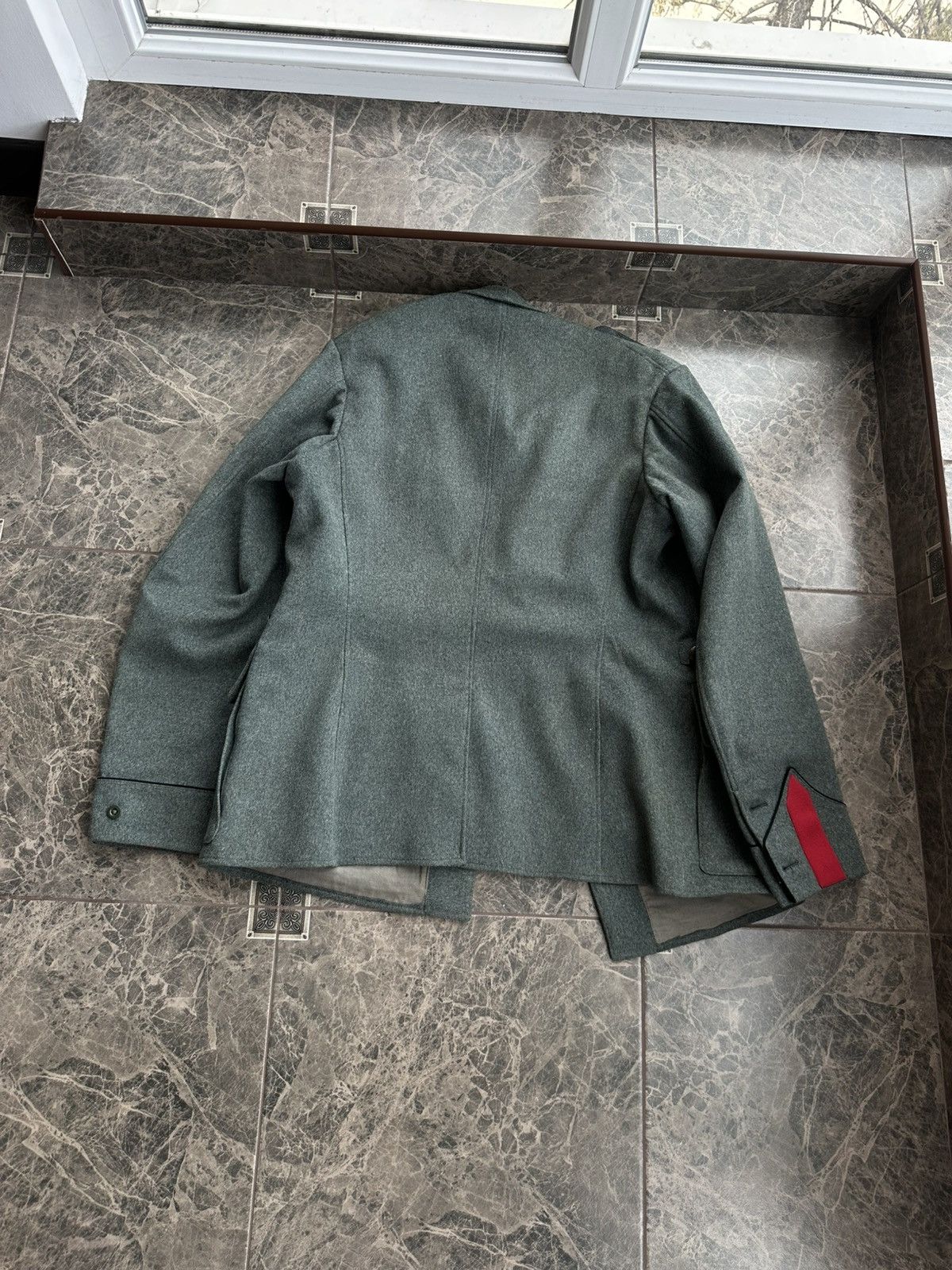 Other Vintage Swiss Army 1930s WW2 Suit Jacket Pants BuckleBack Size 50R - 10 Thumbnail