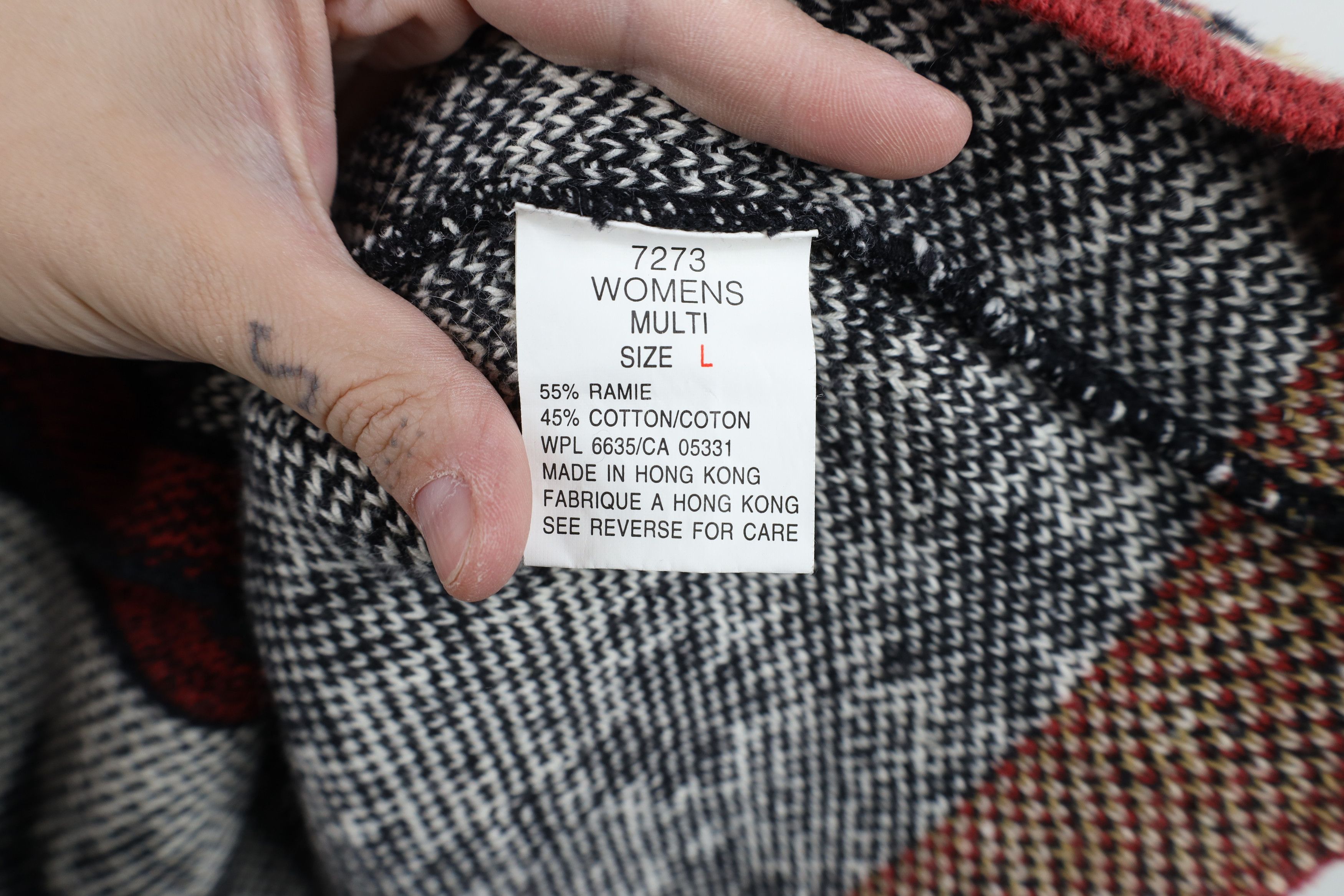 Woolrich Woolen Mills Vintage 90s Woolrich Fair Isle Knit Button Cardigan Sweater Size L / US 10 / IT 46 - 10 Thumbnail