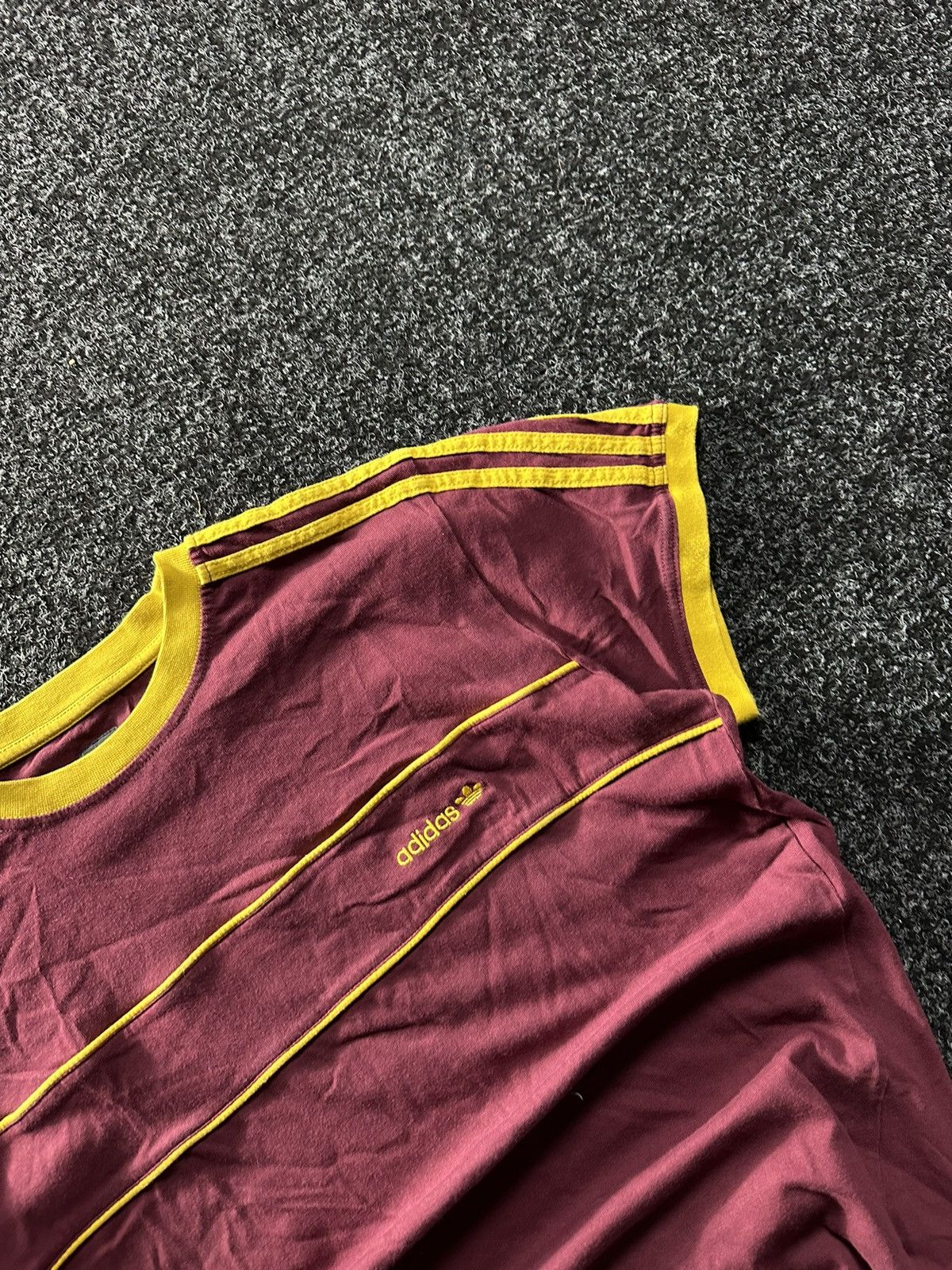 Adidas × Vintage 🚨 VINTAGE ADIDAS RARE TEE Y2K BALENCI STYLE ARCHIVE OVER Size US S / EU 44-46 / 1 - 3 Thumbnail