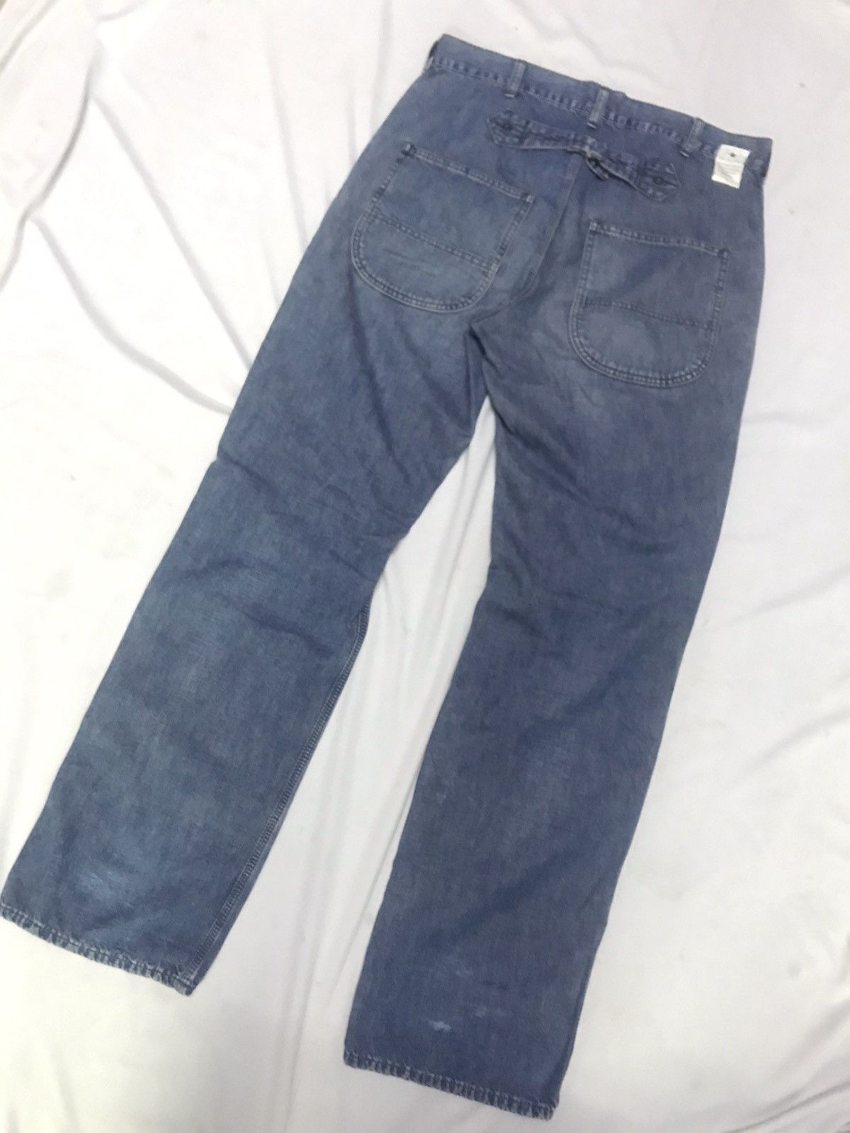 URBAN RESEARCH DOORS Urban Research Door - Baker Jeans Buckle Back Wide Leg Jeans Size US 32 / EU 48 - 9 Thumbnail