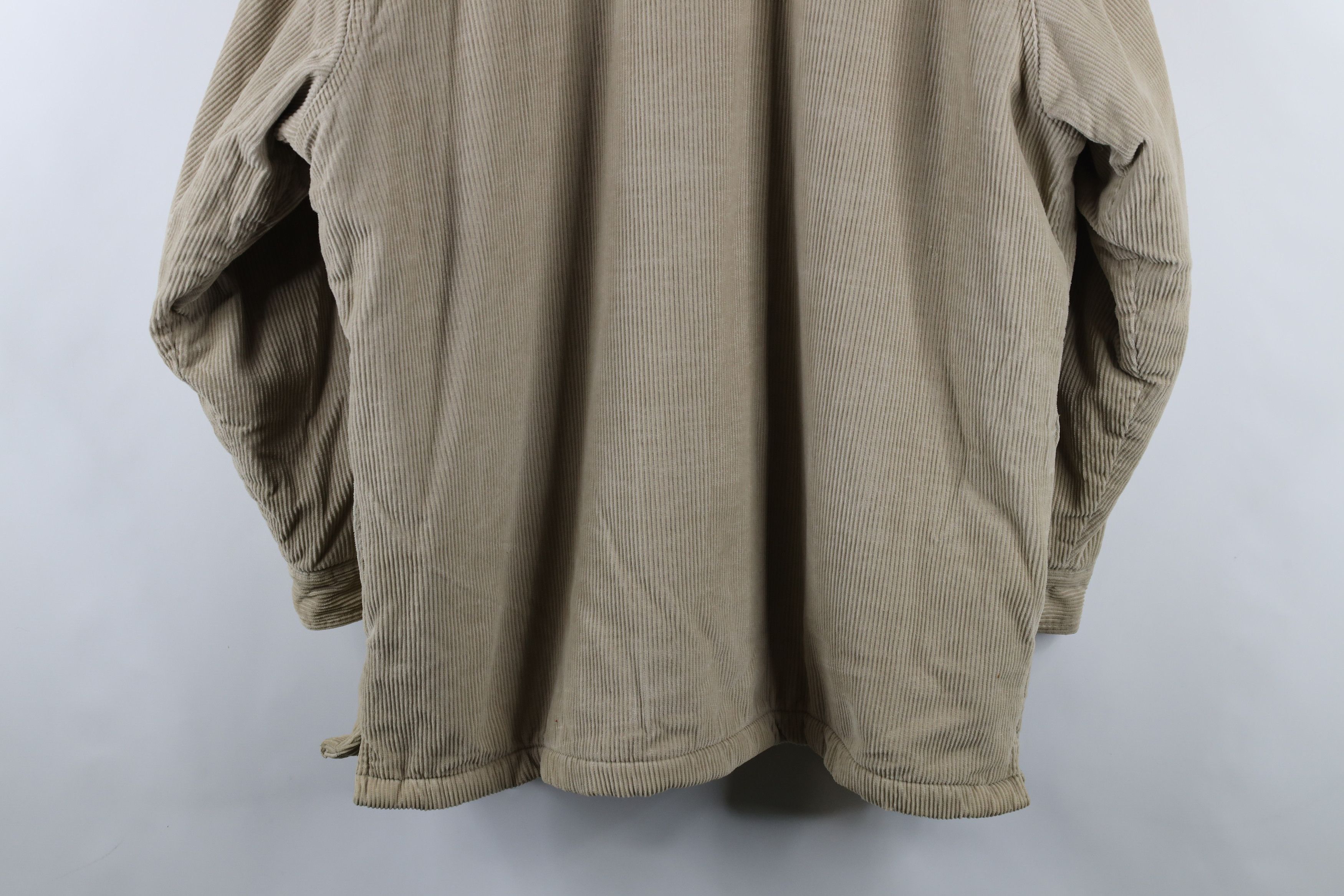 Vintage Vintage 90s Streetwear Fleece Lined Corduroy Shirt Jacket Size US L / EU 52-54 / 3 - 13 Thumbnail