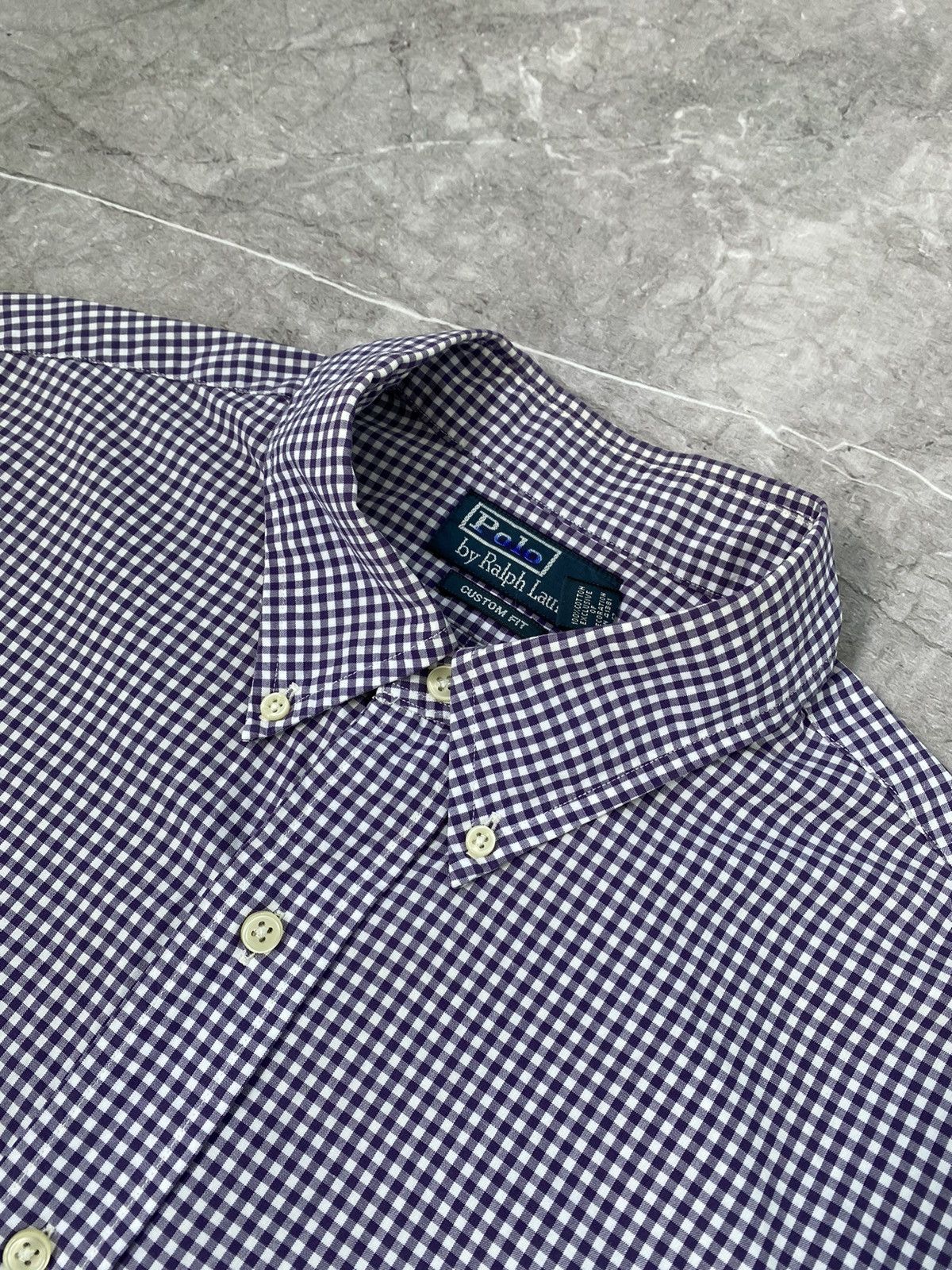 Polo Ralph Lauren Vintage Y2K Polo Ralph Lauren Shirt Button Up Geometric 90s Size US L / EU 52-54 / 3 - 7 Thumbnail