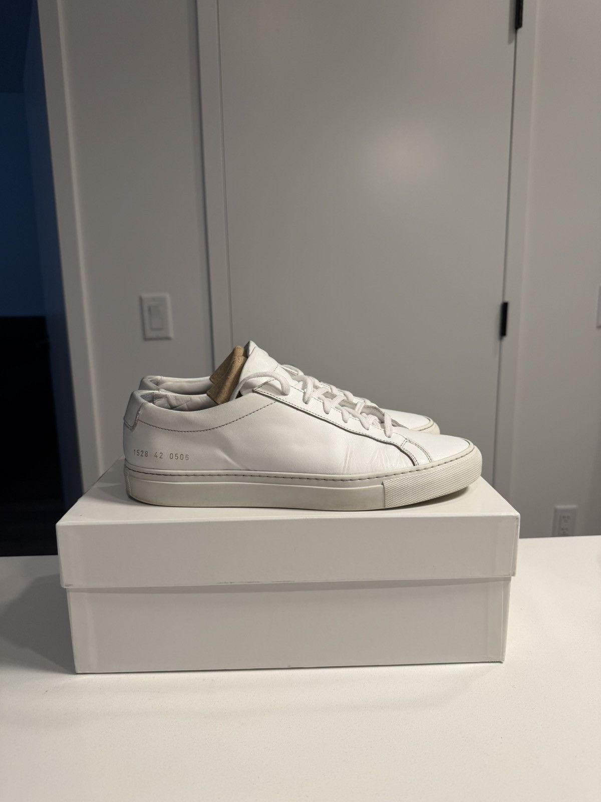 Common Projects Tournament High Top Sneakers EU42 Grey Leather Shoes ITALY Common Projects Tournament High Top Sneakers EU42 Grey ITALY main image 4