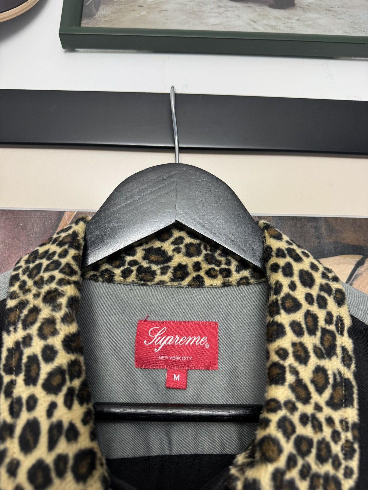 Supreme Supreme Everythings a Crime Button Up Leopard Work Shirt Size US M / EU 48-50 / 2 - 5 Thumbnail