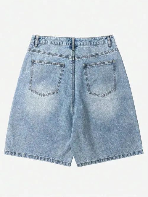 Jean Vintage Retro Denim Jeans shorts Size US 32 / EU 48 - 2 Thumbnail