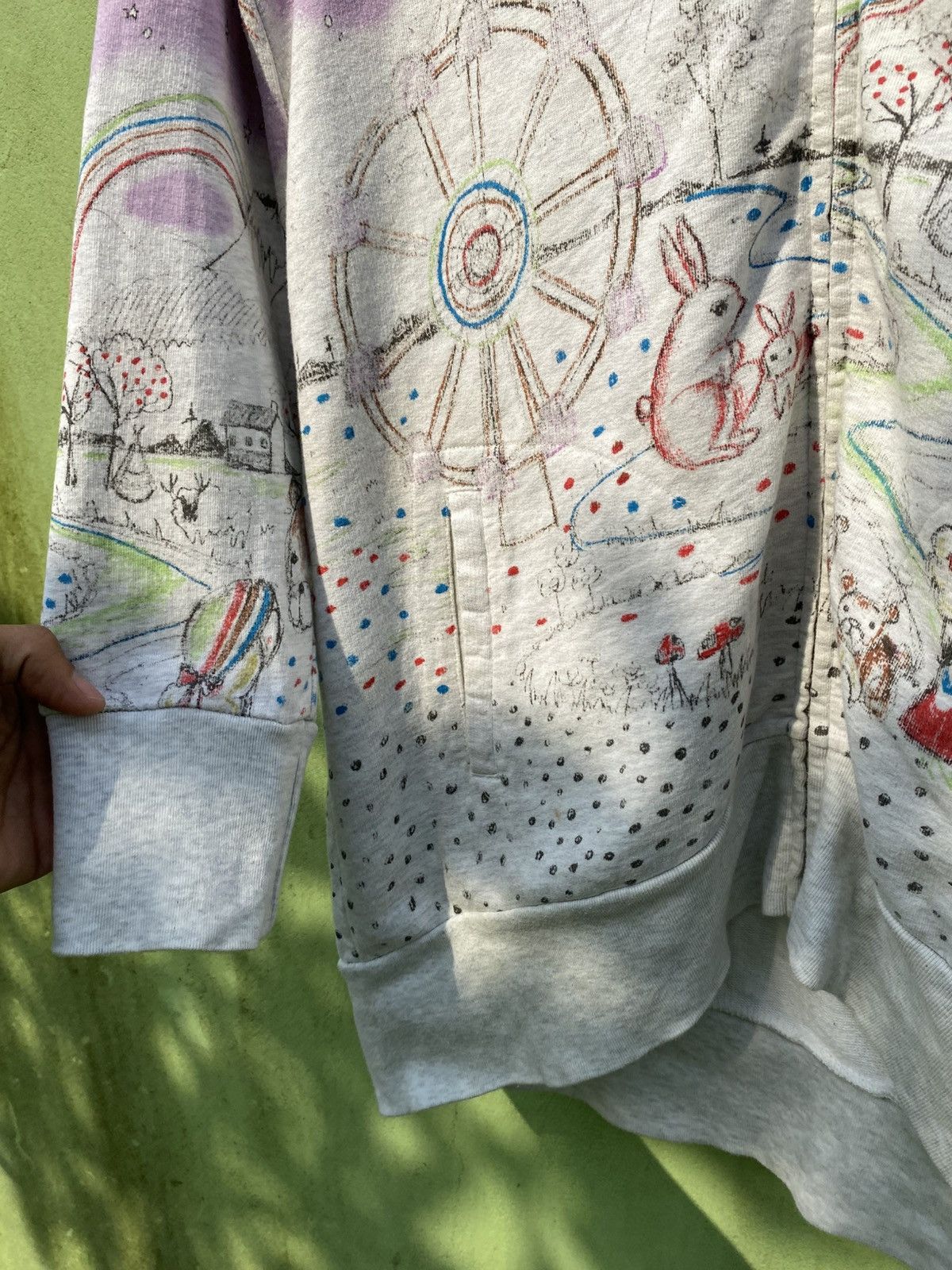 Japanese Brand Scolar Dreamscape Art Graphic Hoodie Fairy Tale Illustration Size M / US 6-8 / IT 42-44 - 6 Thumbnail