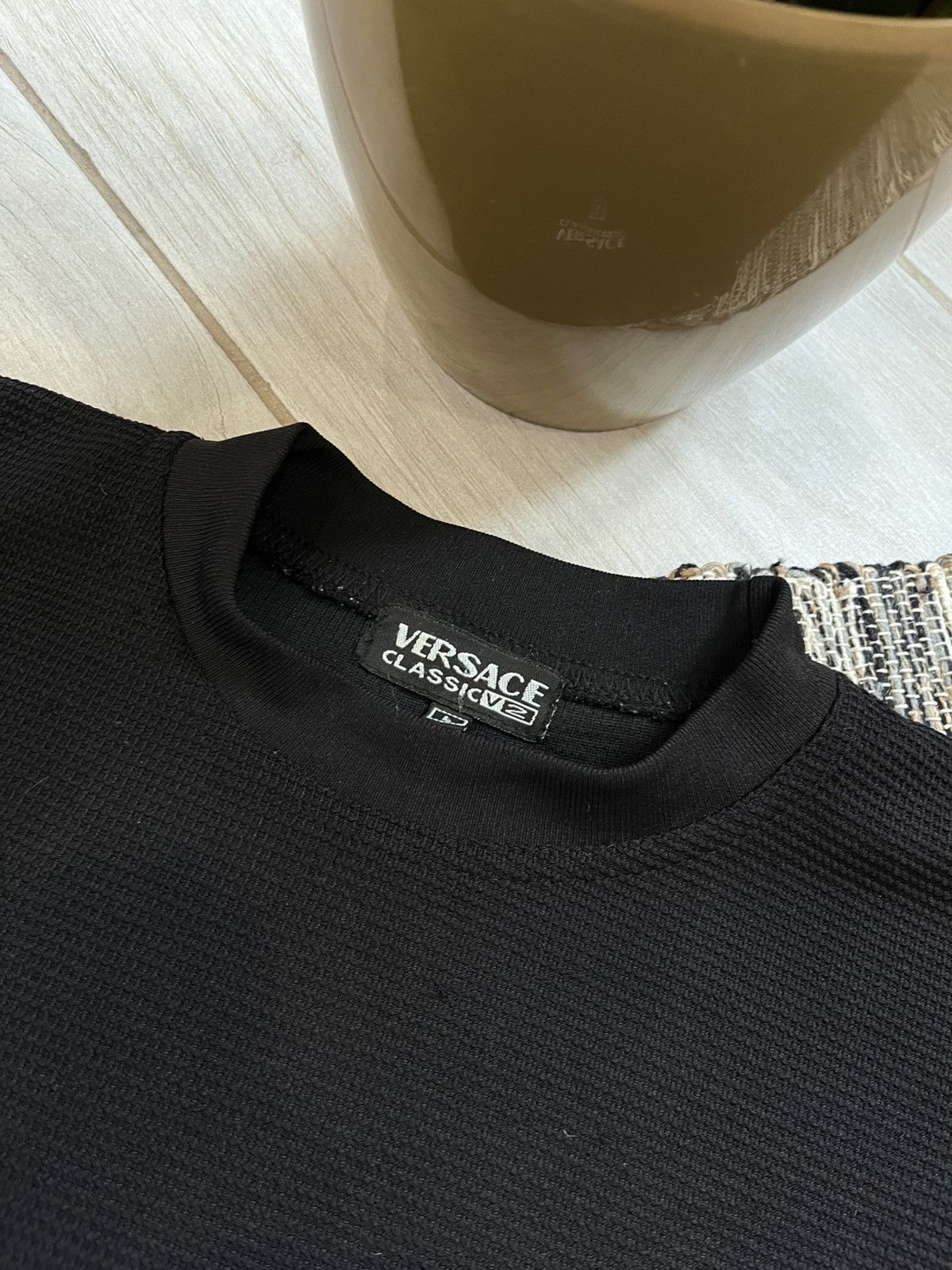 Versace × Vintage Vintage Versace V2 Tshirt Black Logo luxury blank tee Size US L / EU 52-54 / 3 - 10 Thumbnail