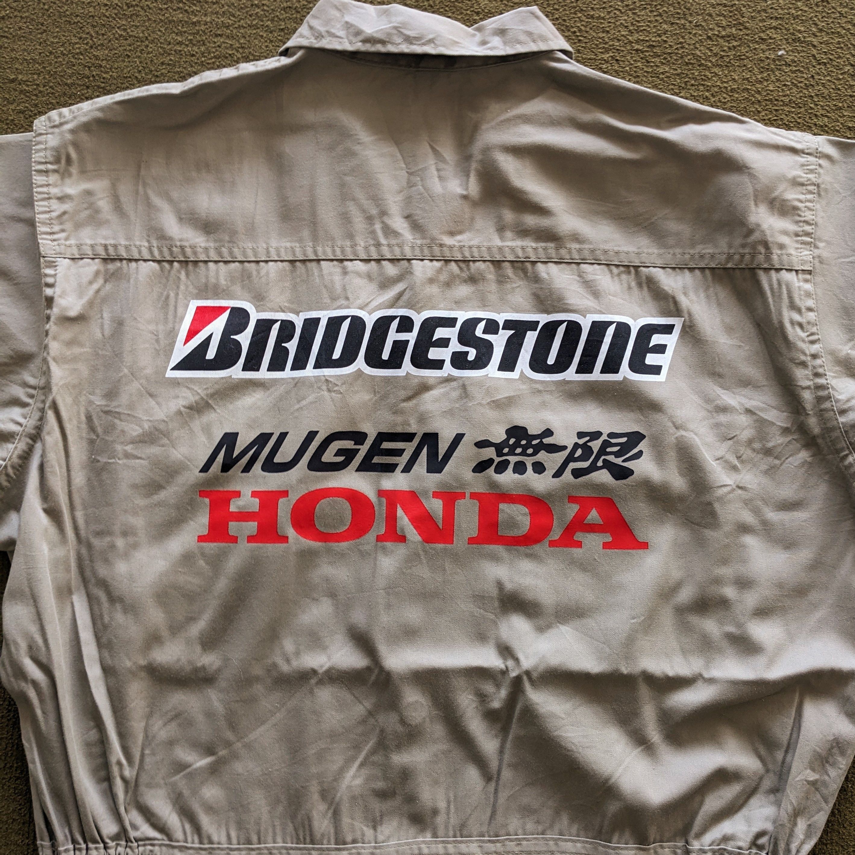 Japanese Brand BRIDGESTONE HONDA Motorsports Coverall Custom Jacket Size US M / EU 48-50 / 2 - 2 Thumbnail