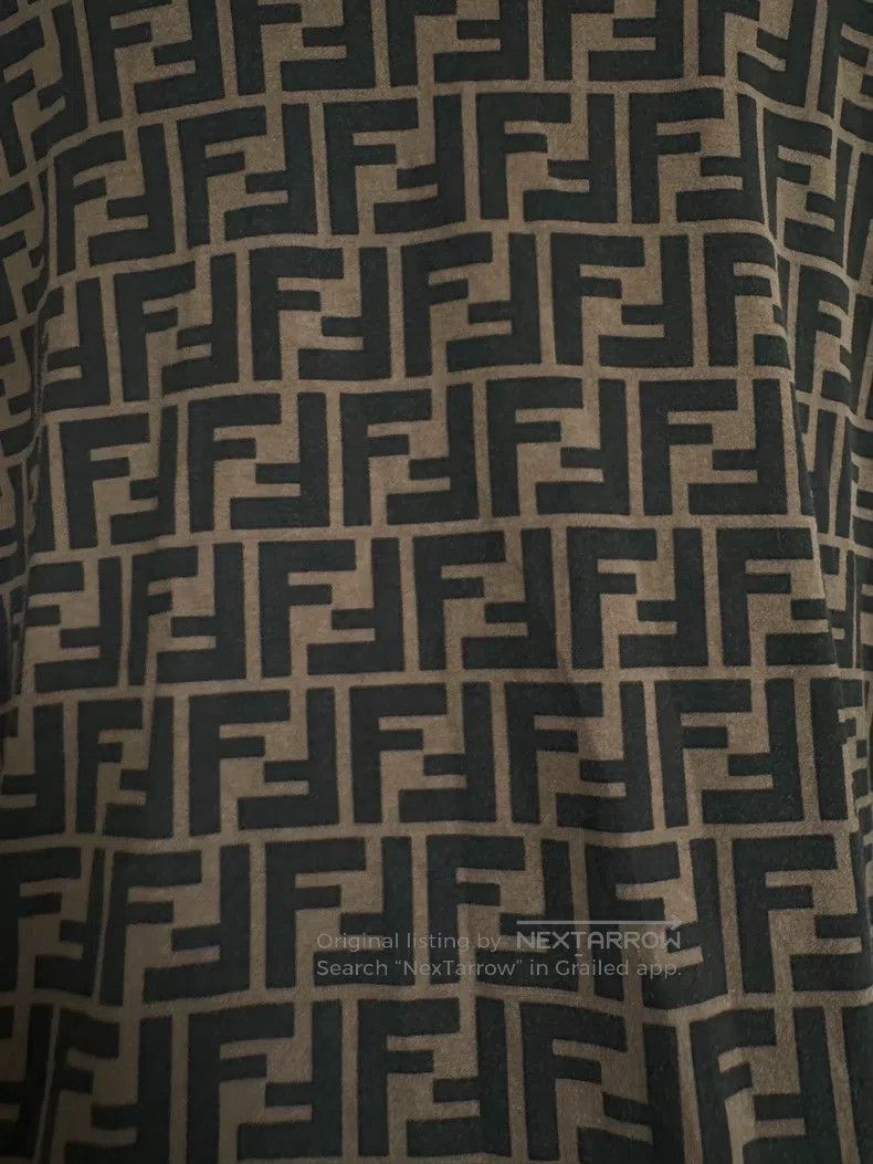 Fendi Fendi Monogrammed floral logo short-sleeve T-shirt Size XS / US 0-2 / IT 36-38 - 6 Thumbnail