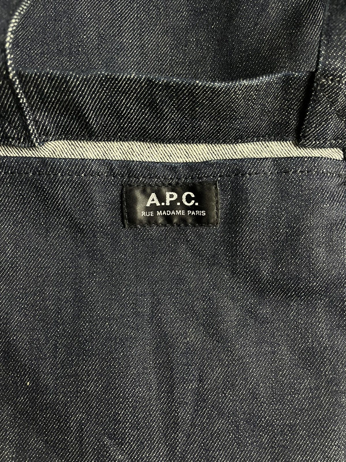 A.P.C. A.P.C. Laure Tote Bag Indigo Size ONE SIZE - 3 Thumbnail