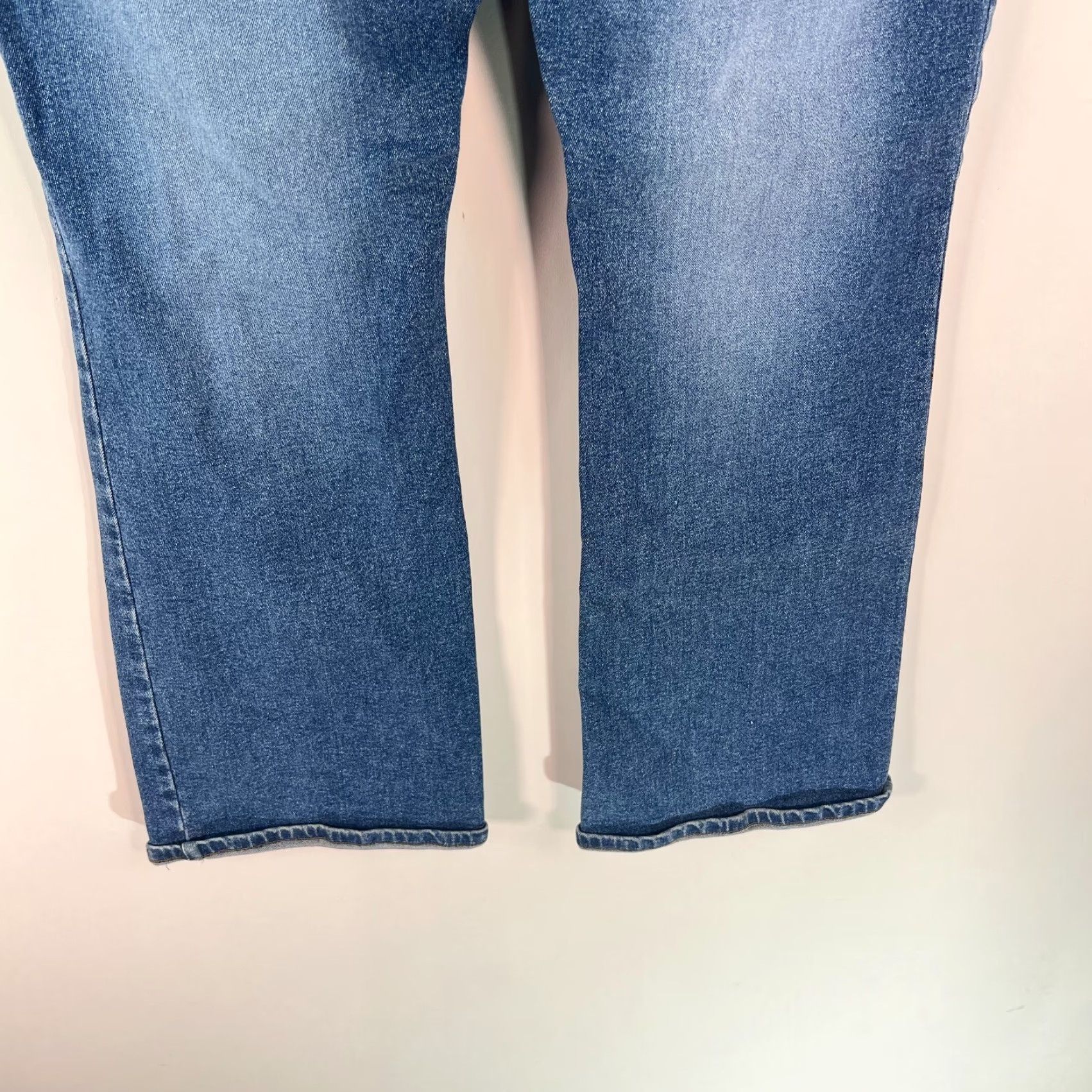 Denime VINTAGE Zana Di Womens Jeans Straight Leg Medium Wash Blue Denim Size 16 Size 38" / US 16 / IT 52 - 6 Thumbnail