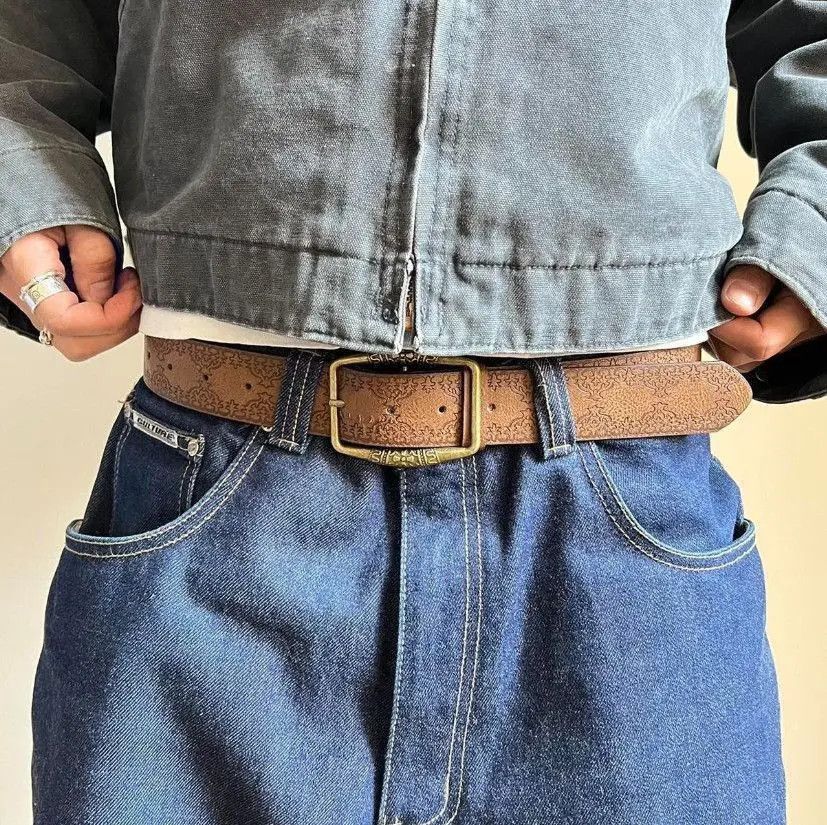Cowboy Equipment × Vintage vintage style brown american western floral rustic boho belt Size ONE SIZE - 1 Thumbnail