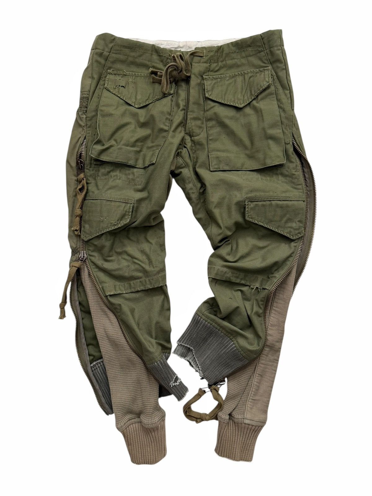 Greg Lauren Sz 1 Zip Layered Jungle Army Jacket Cargo Pants Size US 28 / EU 44 - 1 Thumbnail