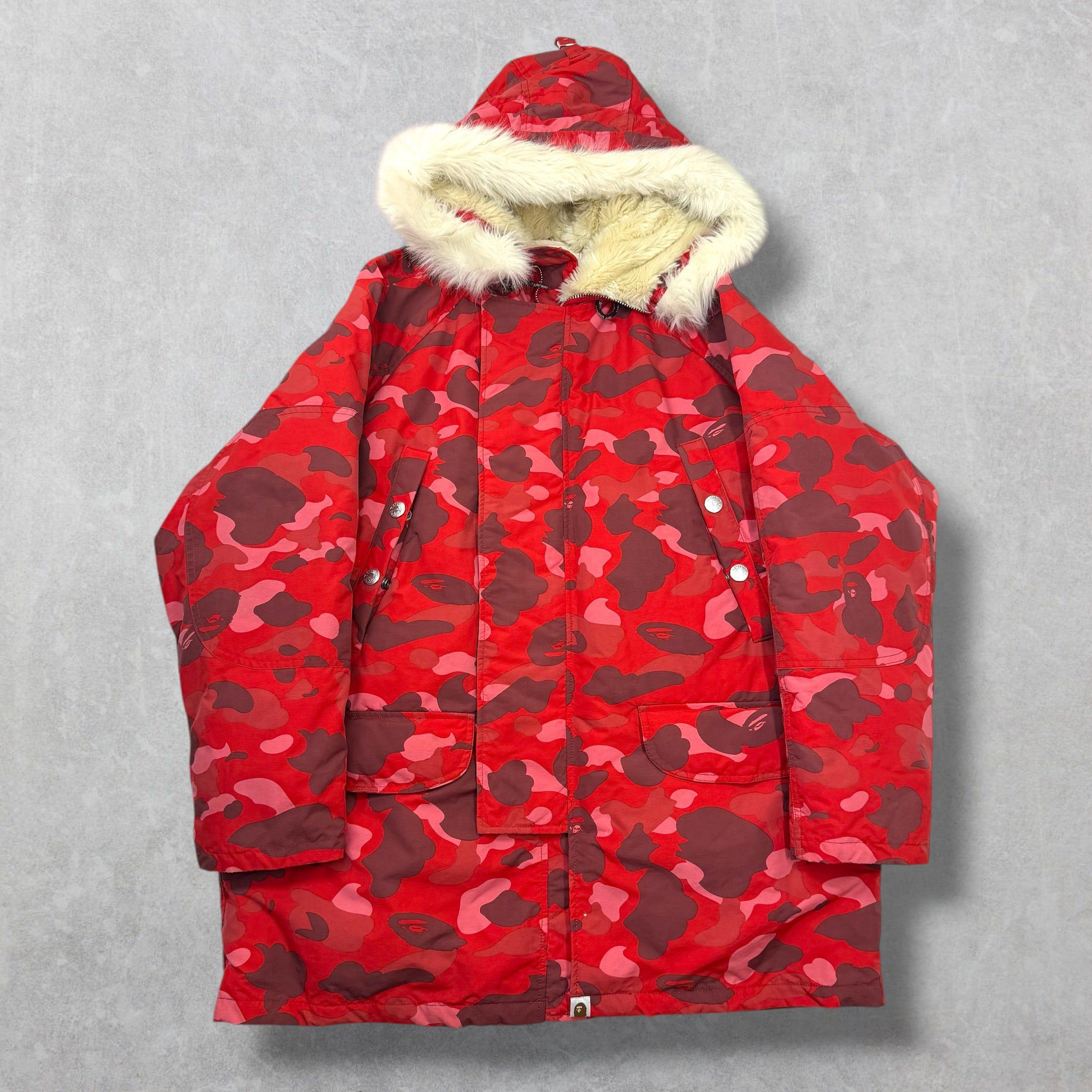 Bape BAPE Pharrell Camo Hooded Down Jacket M Size US M / EU 48-50 / 2 - 1 Thumbnail