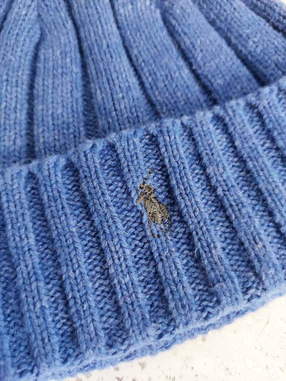 Polo Ralph Lauren × Vintage Polo Ralph Lauren Wool Knitted Beanie Hat Size ONE SIZE - 2 Thumbnail