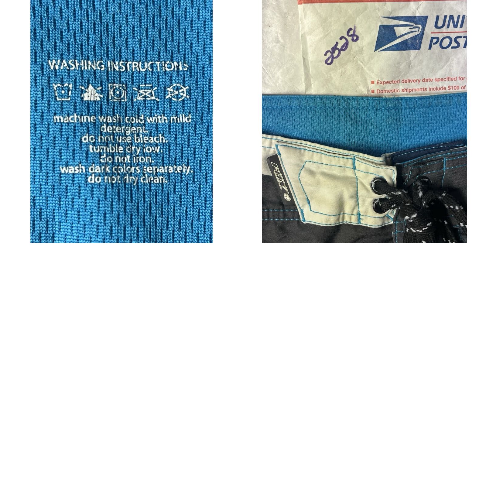 Fox Racing Fox Board Shorts Men's 33 Blue Colorblock Logo Quick Dry Breathable Drawstring Surfing Recreational Polyester Regular Men China Damen? Size US 33 - 9 Thumbnail