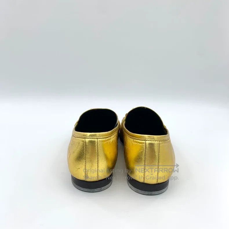 Gucci Gucci Golden horse buckle casual flat loafers Size US 5 / IT 35 - 4 Thumbnail