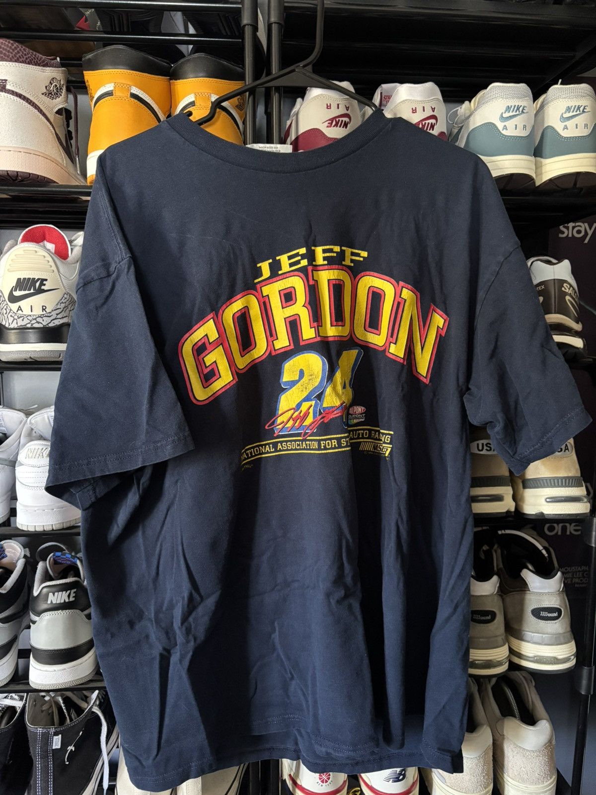 Vintage Jeff Gordan Vintage Tee Size US XL / EU 56 / 4 - 1 Thumbnail