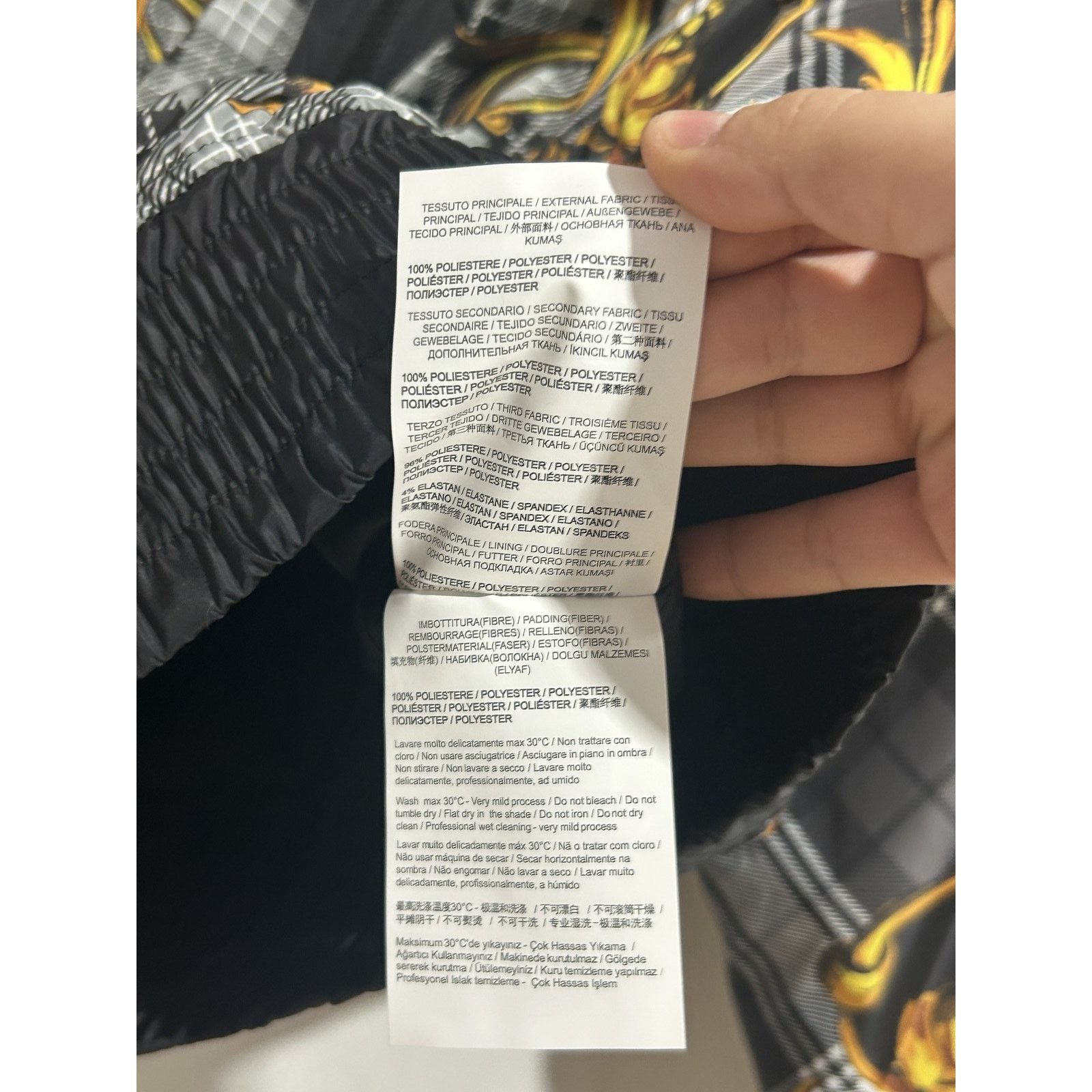 Versace VERSACE BAROQUE PRINT BOMBER JACKET SIZE SMALL PREOWNED Size US S / EU 44-46 / 1 - 6 Thumbnail