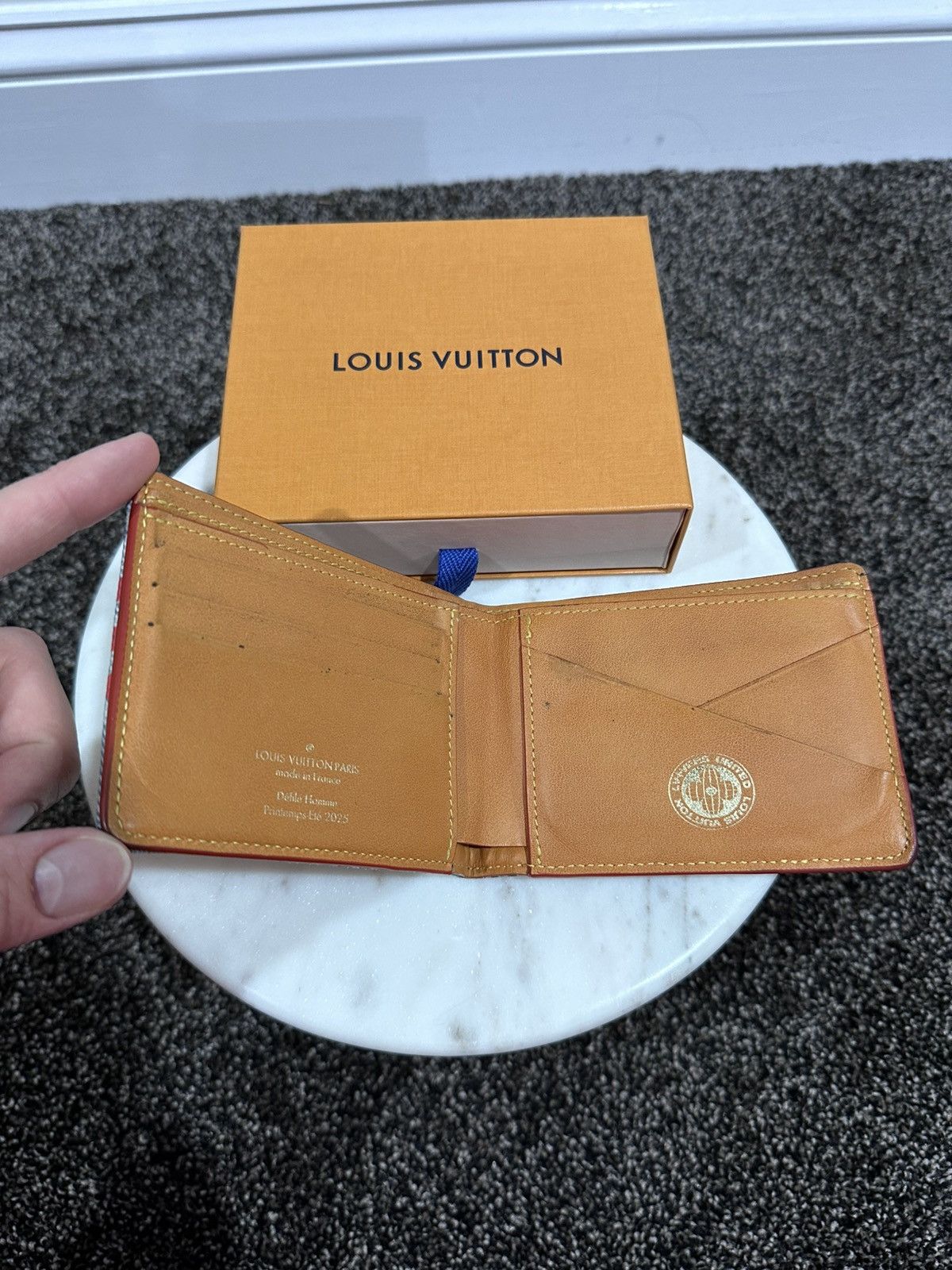 Louis Vuitton Louis Vuitton Pharrell Lovers Denim Damier Multiple Wallet Size ONE SIZE - 7 Thumbnail