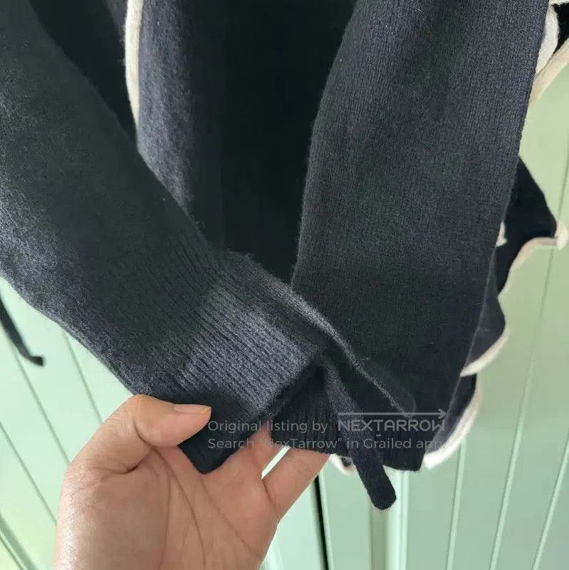 Yohji Yamamoto Yohji Yamamoto Black Wool Pullover Sweater . Size M / US 6-8 / IT 42-44 - 7 Thumbnail