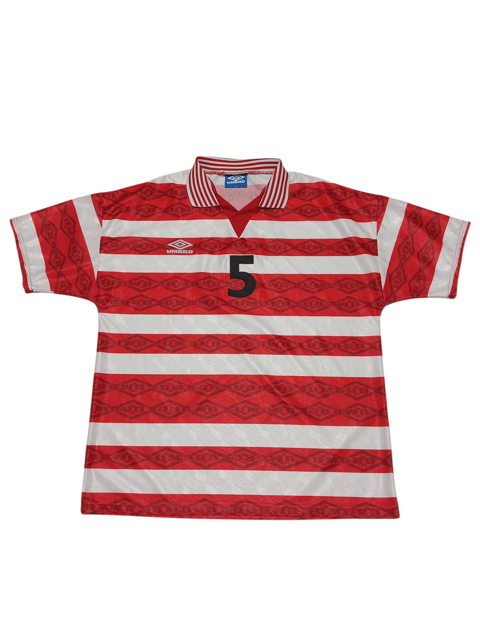 Umbro UMBRO VINTAGE 90S FIRE MONOGRAM SOCCER JERSEY TEE Size US L / EU 52-54 / 3 - 1 Thumbnail