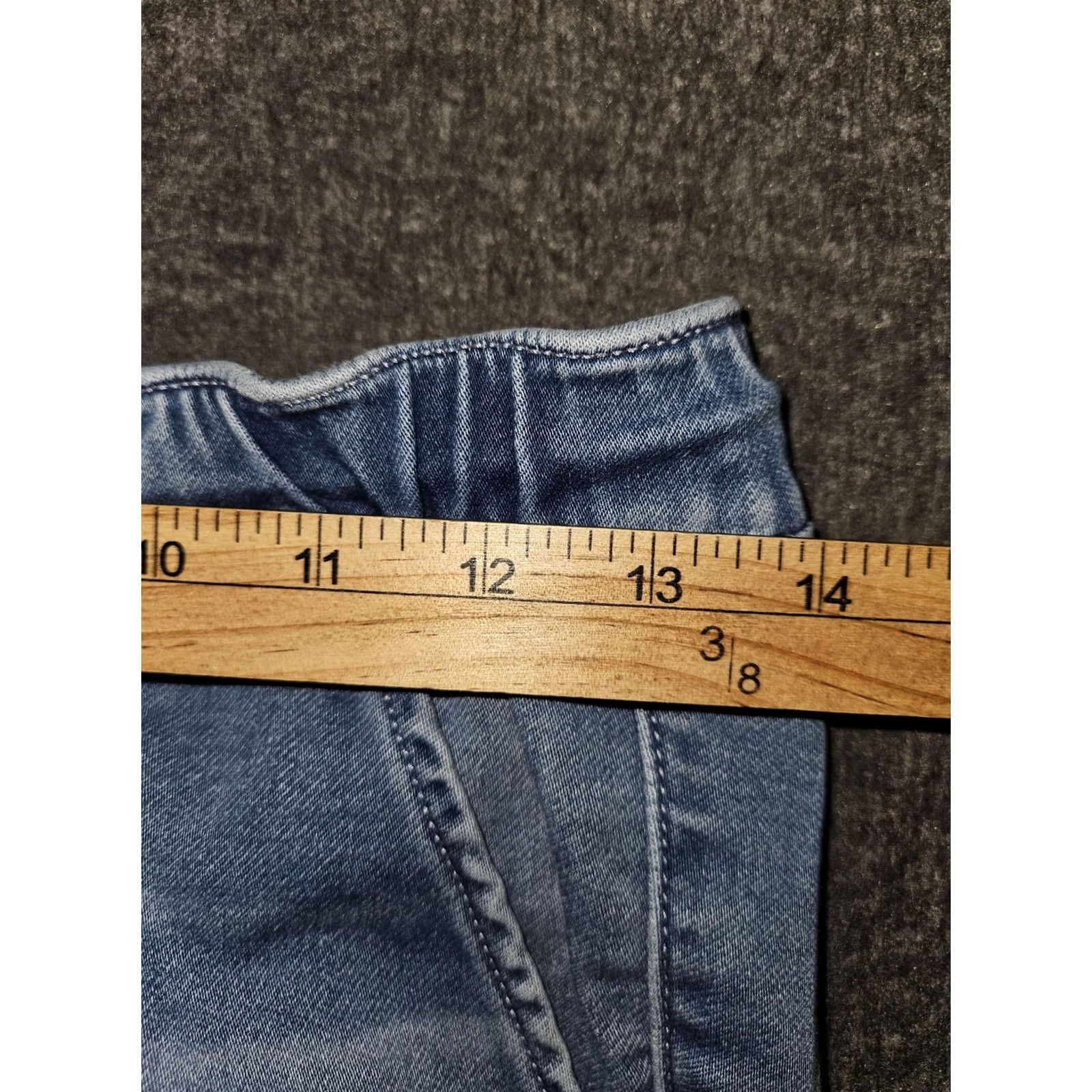 American Eagle Outfitters American Eagle Outfitters Jeans Womens 4 Blue Soft Knit Mid Rise Jogger Tapered Size 27" / US 4 / IT 40 - 4 Thumbnail