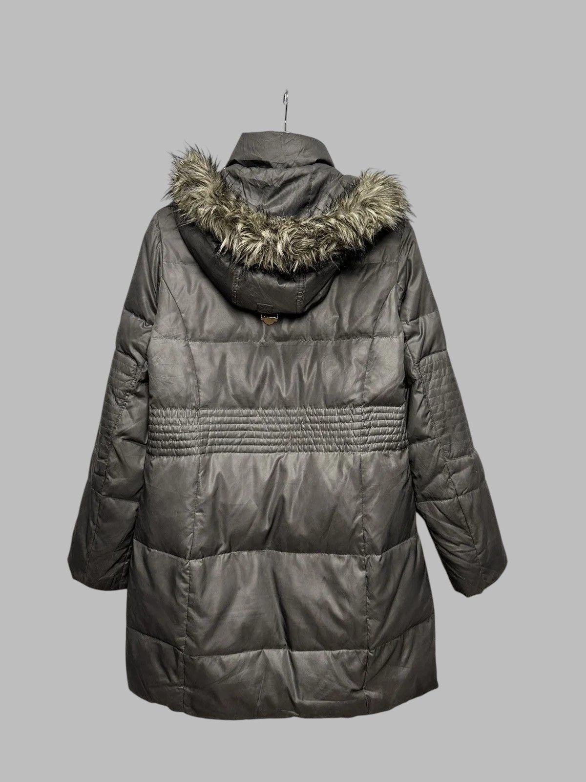 Hysteric Glamour Jacket Grey Vintage Miss Sixty Militare Fur Hood Y2K Style Size S / US 4 / IT 40 - 9 Thumbnail