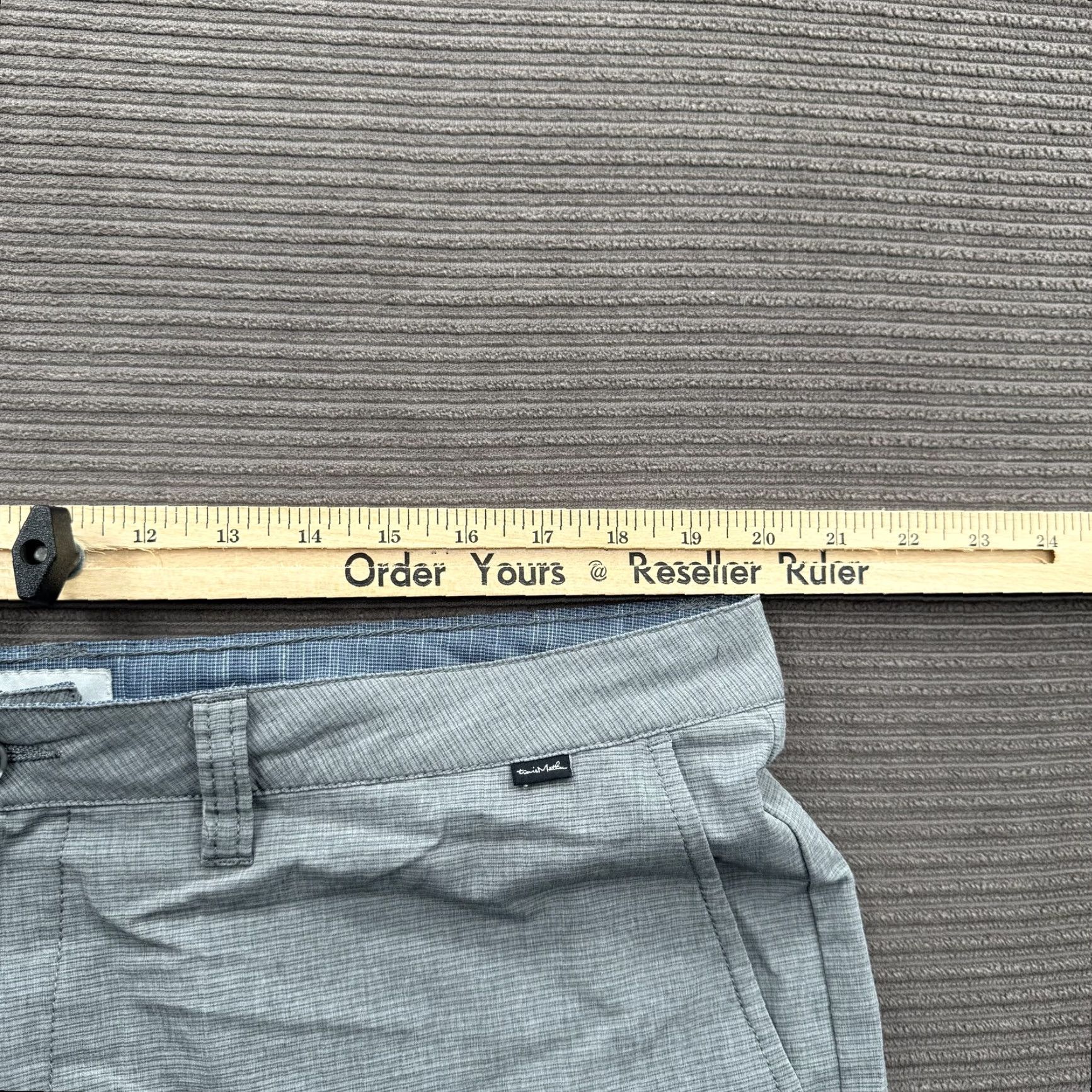 TravisMathew Travis Mathew Shorts Mens 38 Gray Stretch Golf Lightweight Casual Performance Mens Size US 38 / EU 54 - 4 Thumbnail