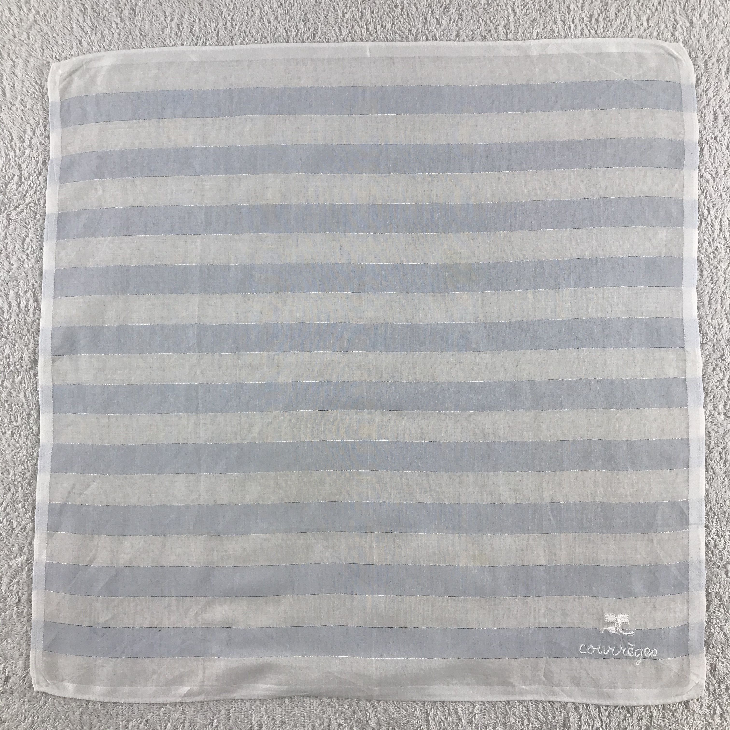 Courreges × Vintage Courreges Bandana / Handkerchief / Neckerchief - S269 Size ONE SIZE - 1 Thumbnail