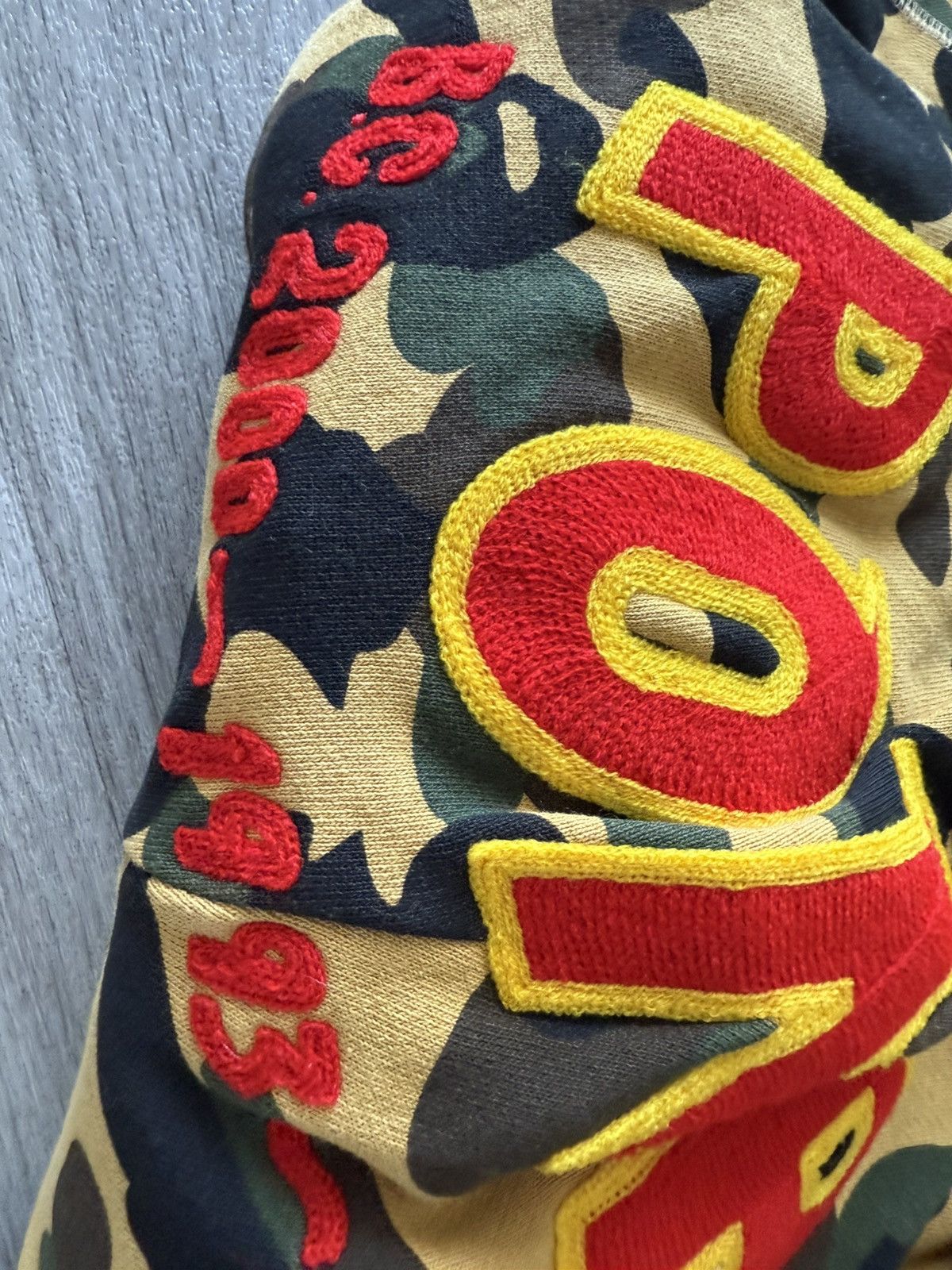 Bape Bape Yellow First Camo PONR Full Zip Size US XXL / EU 58 / 5 - 3 Thumbnail