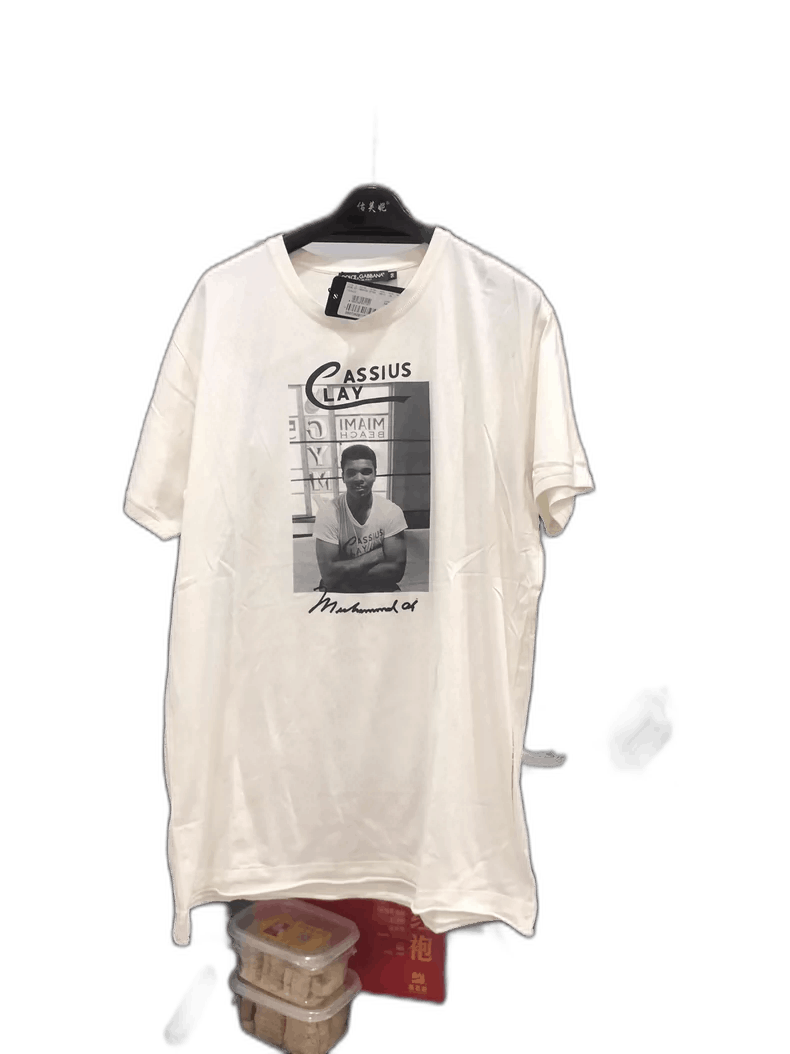 Dolce & Gabbana Cassius Clay Short Sleeve T-Shirt Size US L / EU 52-54 / 3 - 1 Thumbnail