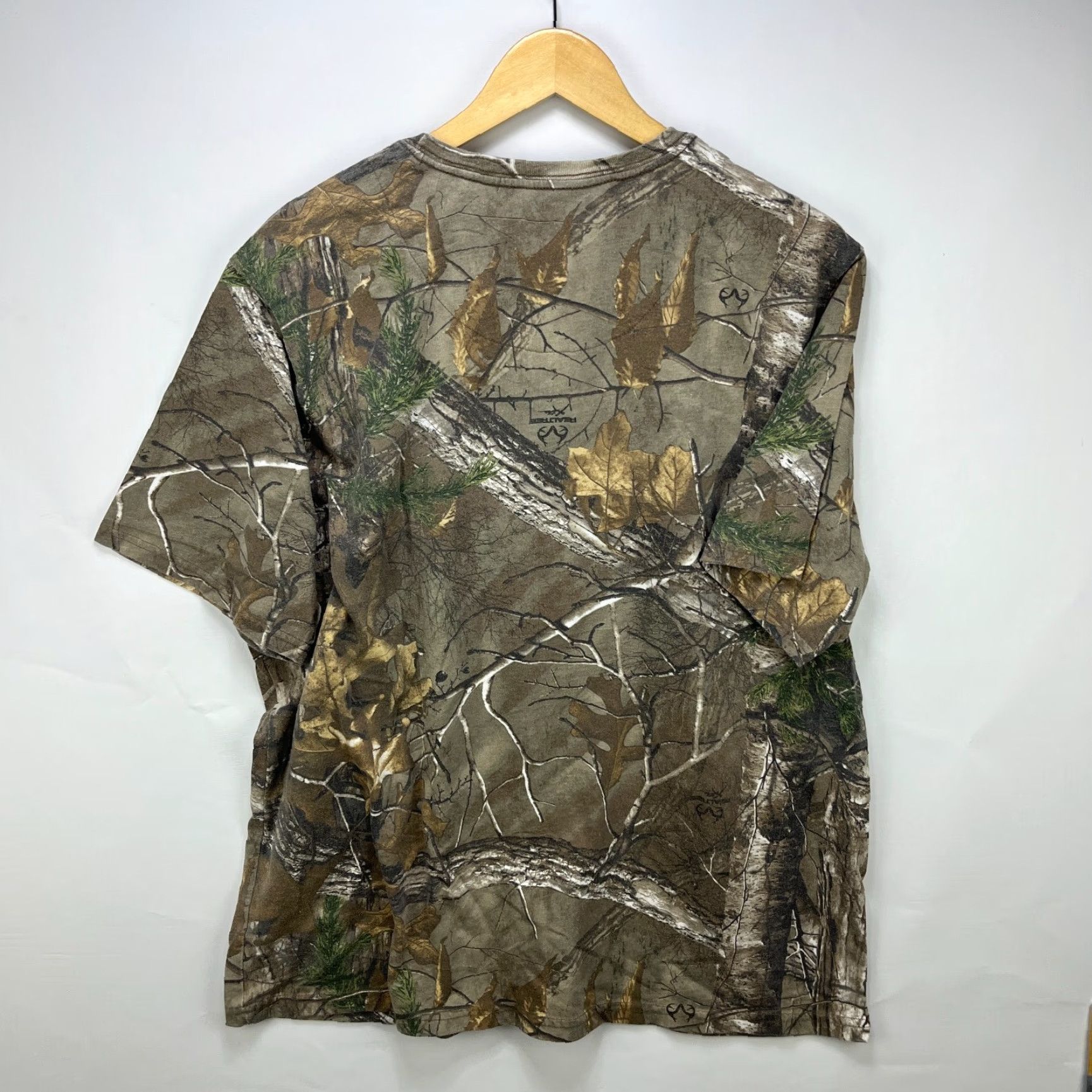 Realtree VINTAGE Real Tree Camo T-Shirt XL Men 90s Green Shirt Mens Size US XL / EU 56 / 4 - 7 Thumbnail