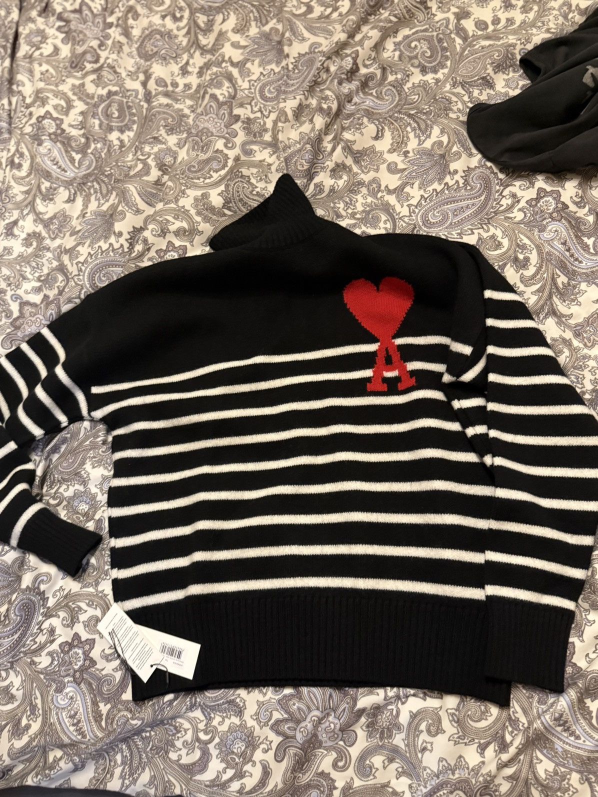 AMI Ami Paris Striped Sweater Size US M / EU 48-50 / 2 - 3 Thumbnail