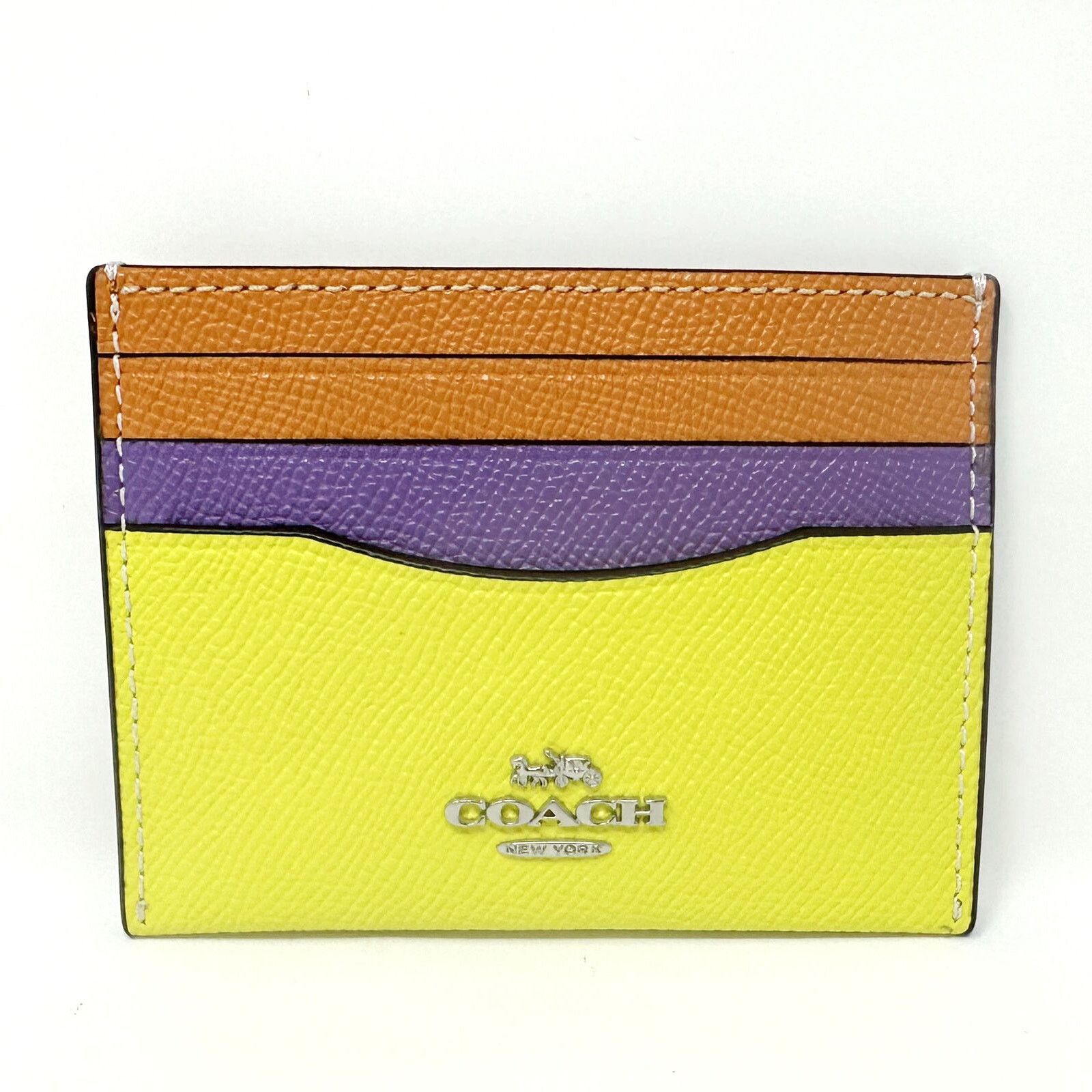 Coach Snap discount Wallet With Dancing Kitten Gold/Chalk Multi